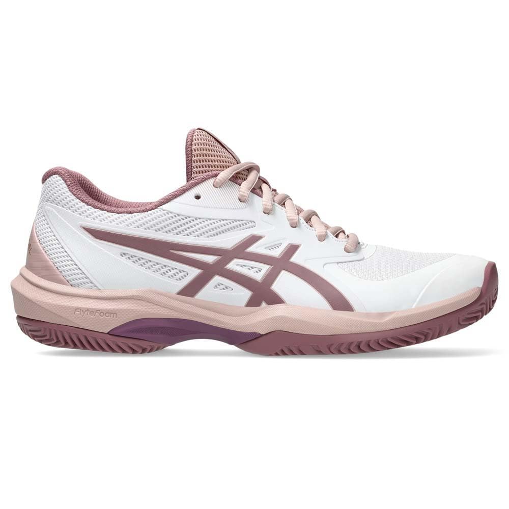 ASICS Game FF Padel کفش کتانی زنانه سایز اروپایی 40.5 سفید بنفش اکسید