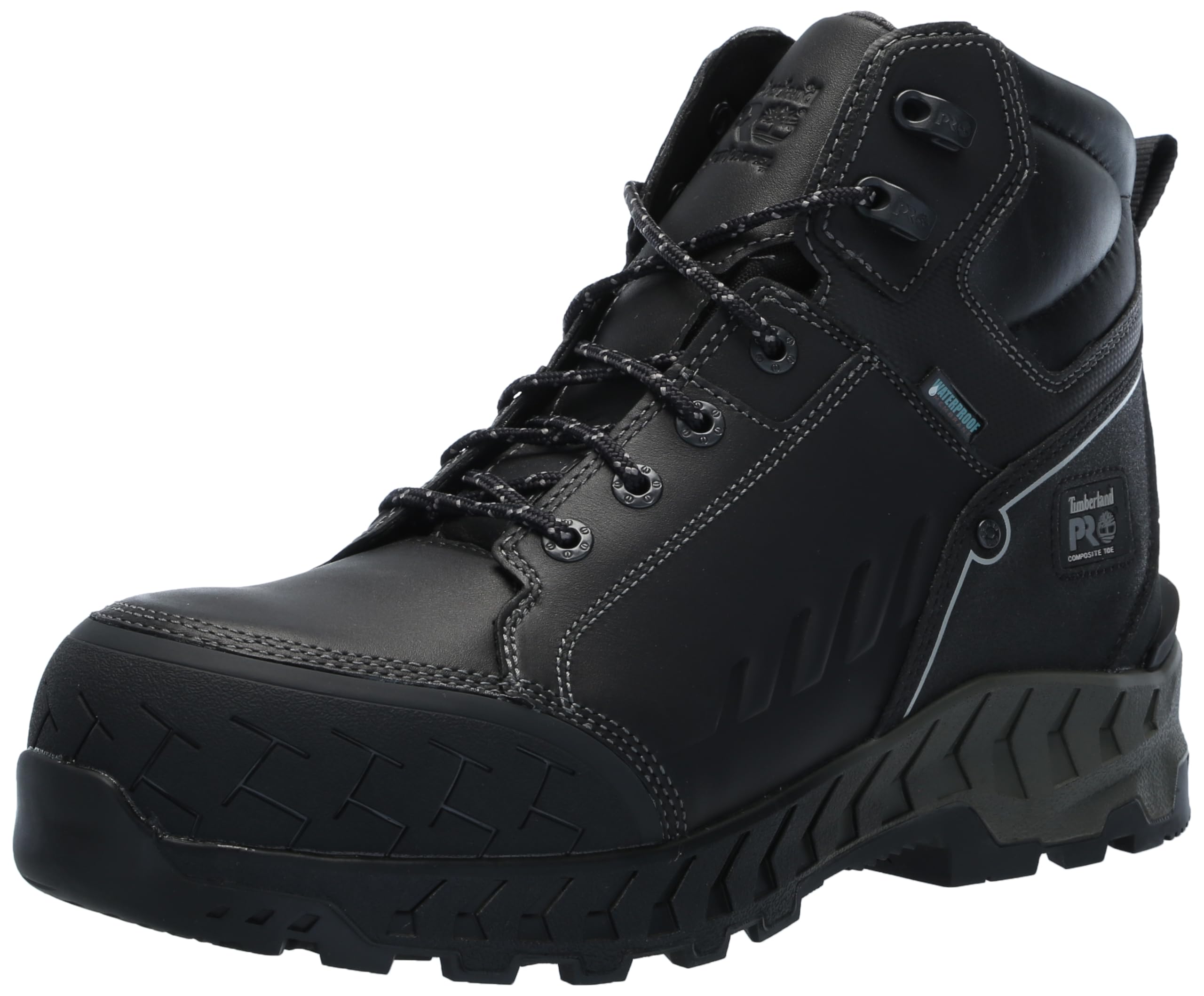 کفش صنعتی ضد آب با نوک ایمن جاذب کربنات 6 اینچ مردانه Timberland PRO شماره 44 اوروپا مدل سیاه-2024 جدید