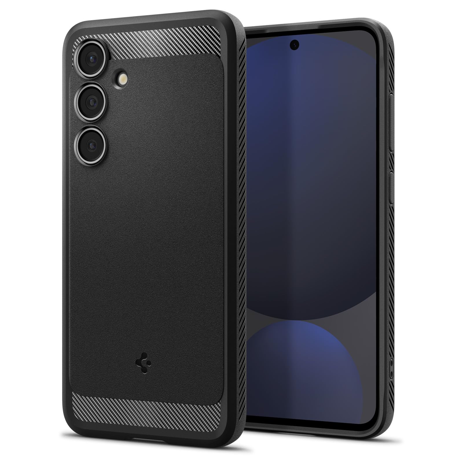 محافظ گوشی Spigen Rugged Armor طراحی شده برای کاور موبایل Samsung Galaxy S24 FE - مشکی مات