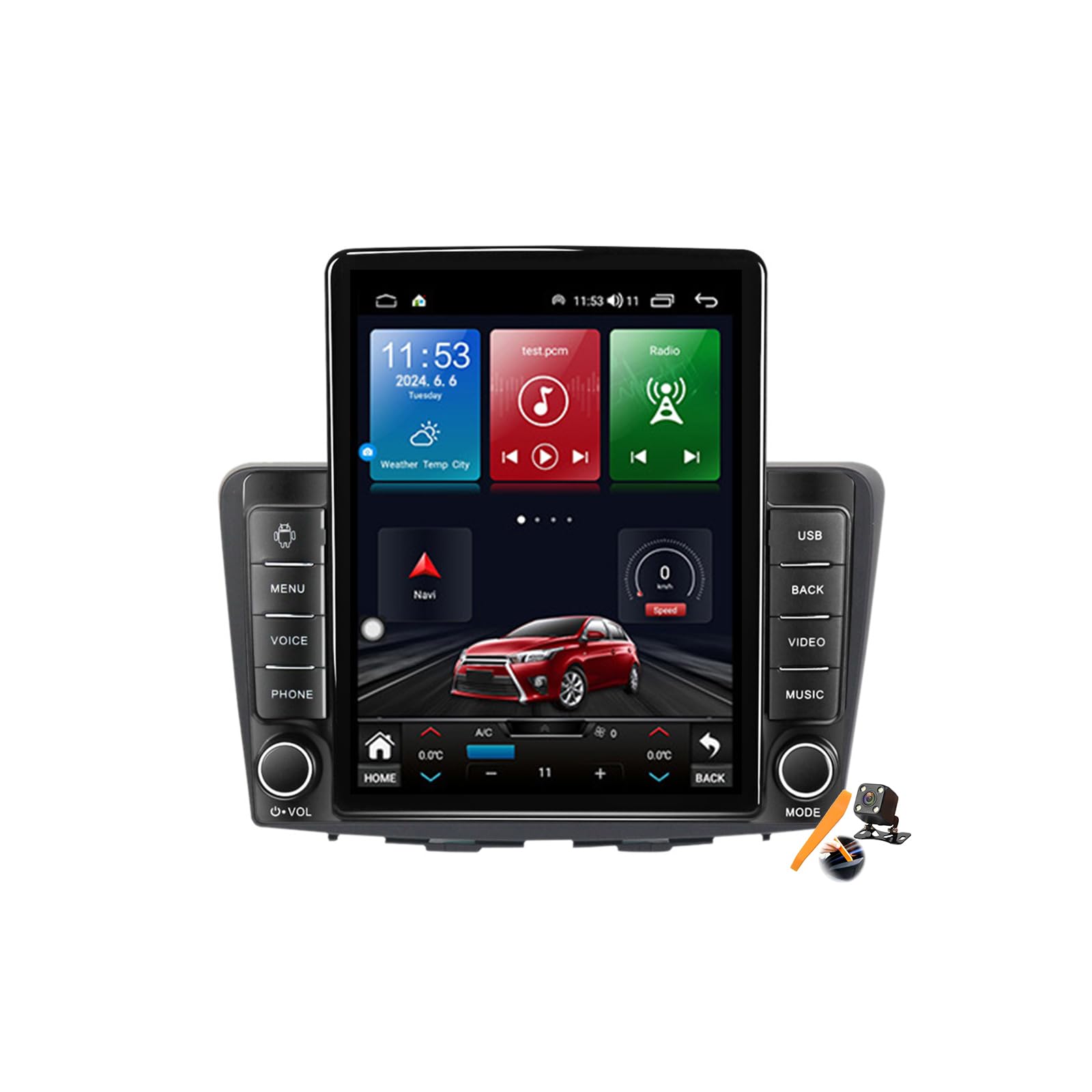 رادیو اتومبیلی Android 14.0 Ts300 برای سوزوکی بالنو 2015-2021 با ناوبری GPS Sat، صفحه نمایش لمسی 9.7 اینچی، پخش ویدیو چندرسانه‌ای DVD، پخش کننده FM BT، با دریافت کننده Carplay 4G 5G WiFi DSP SWC