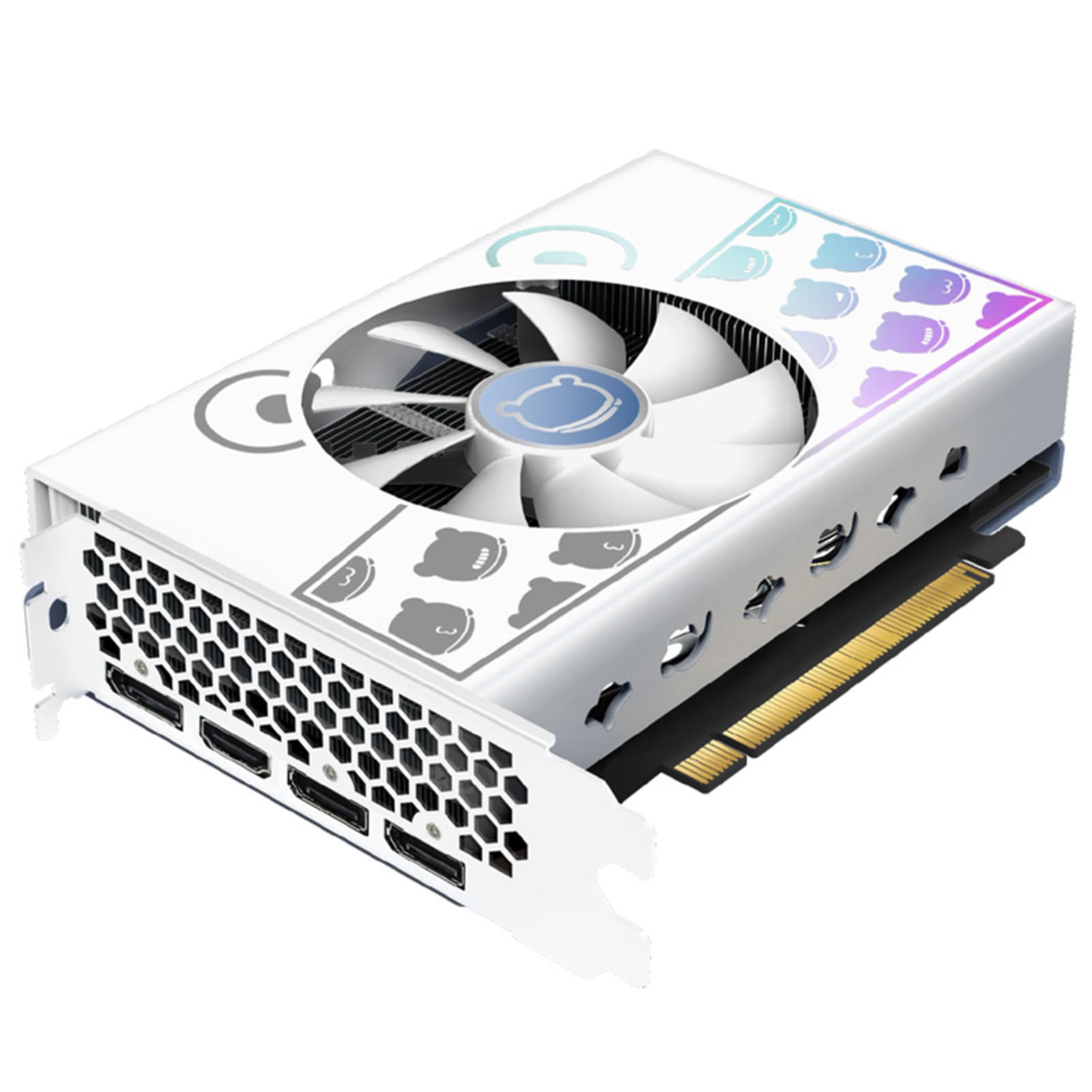 کارت گرافیک Domary RTX4060 8G GDDR6 سازگار با کیس‌های کوچک کامپیوتر کارت گرافیک کامپیوتر برای بازی طراحی منحصر به فرد جنس و مواد با کیفیت دیسیپیشن حرارتی کارآمد