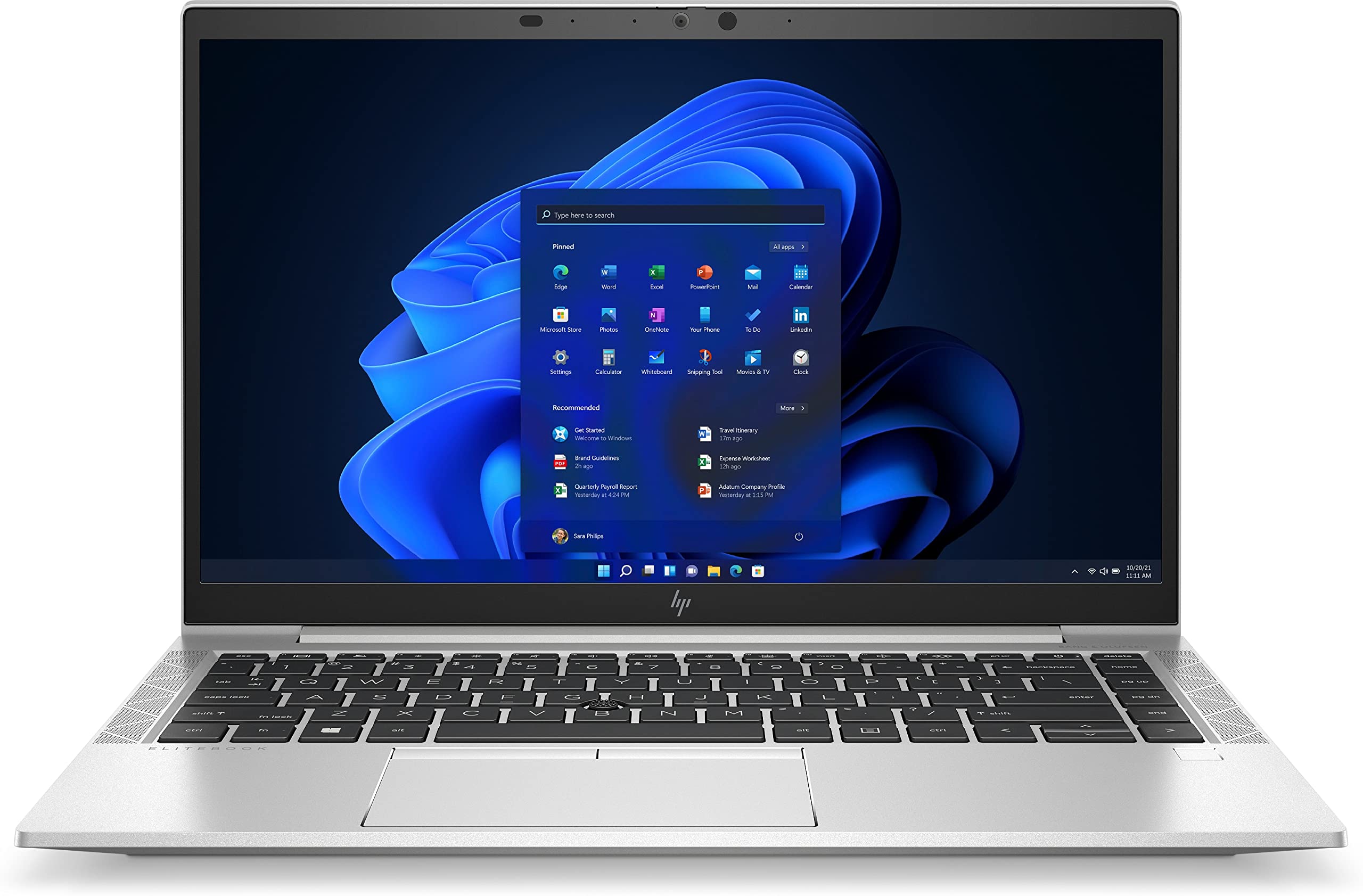 لپتاپ HP EliteBook 840 G8، صفحه‌نمایش ۱۴ اینچی FHD، نسل ۱۱ اینتل کور i7، ۱۶ گیگابایت رم، ۵۱۲ گیگابایت حافظه‌ی جامد SSD، گرافیک اینتل Iris Xe، ویندوز ۱۱، صفحه کلید عربی، رنگ نقره‌ای (تجدیدنظر شده)