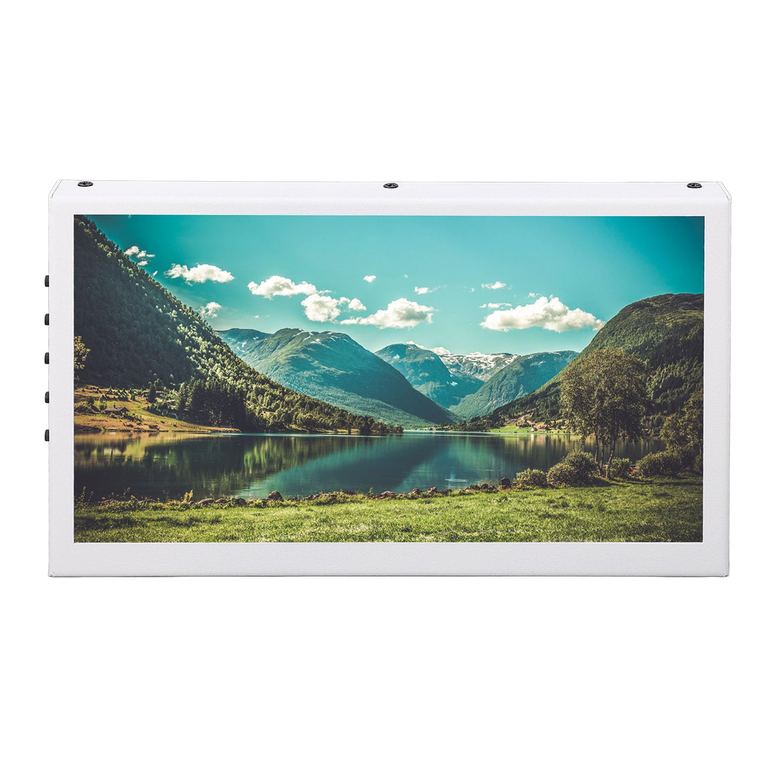 نمایشگر LCD پرتابل Cryfokt 7 اینچ با وضوح 1024 × 600 برای کامپیوتر، تلویزیون و لپ تاپ با رابط چندرسانه‌ای، مانیتور کوچک مناسب برای سیستم‌های مختلف