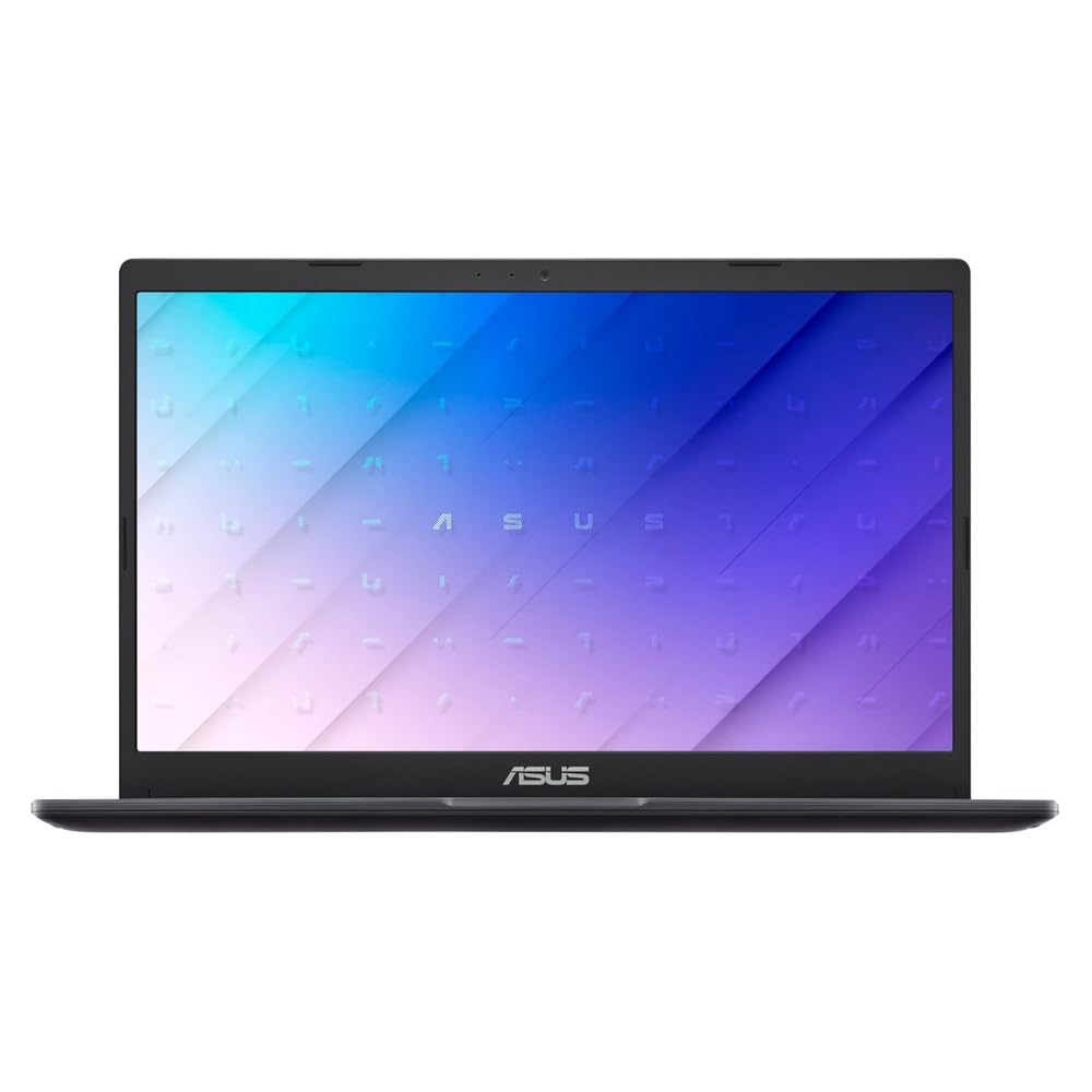 لپ تاپ ASUS ۱۴ اینچی با رزولوشن FHD، اینتل Celeron N4500، ۴ گیگابایت حافظه، ۶۴ گیگابایت حافظه داخلی eMMC، گرافیک Intel Iris Xe، خواننده کارت رسانه، رنگ آبی آرام، مدل E410KA-CL464