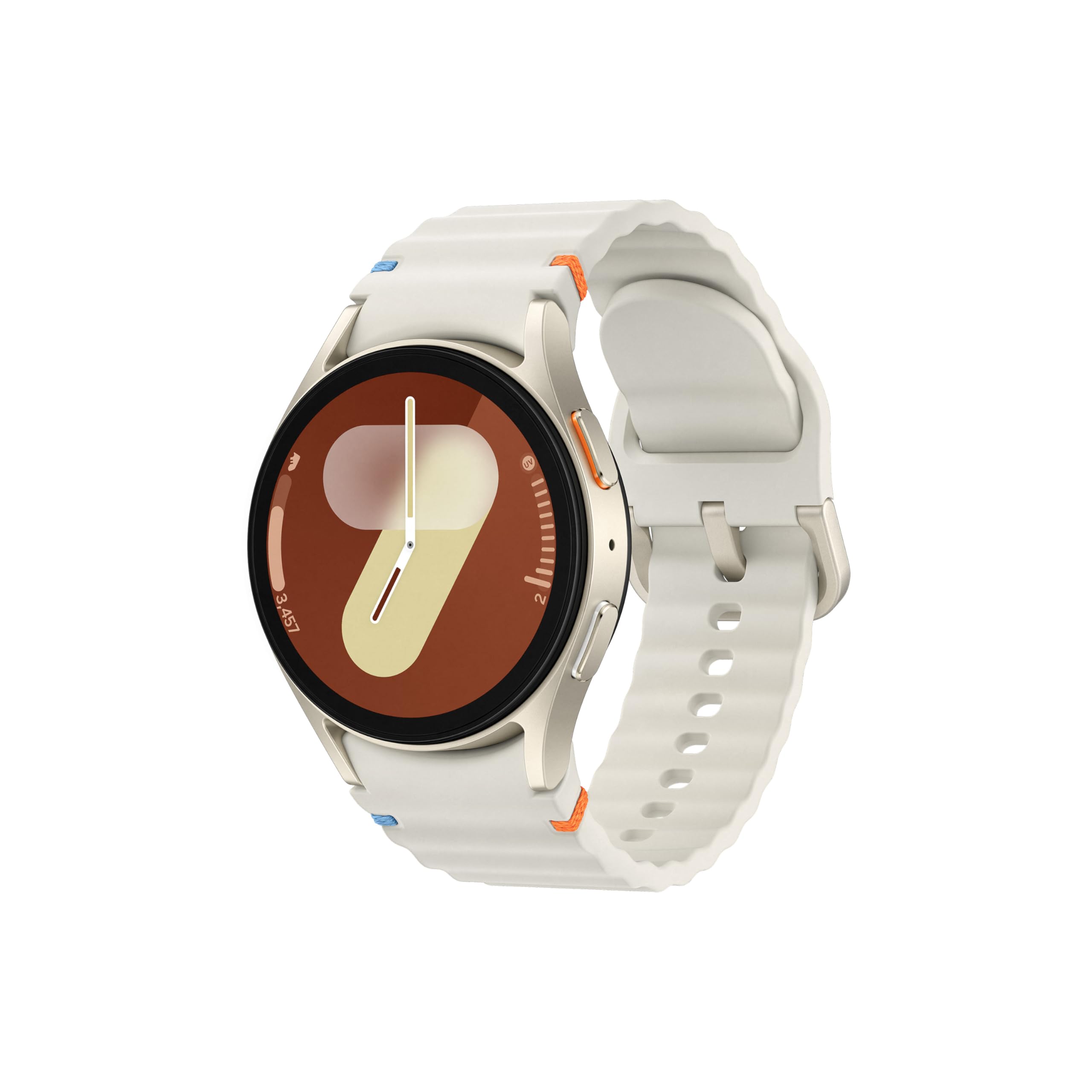 ساعت هوشمند Samsung Galaxy Watch7، کرم، 40 میلی‌متر، بلوتوث، راهنمای خواب، ردیابی ورزشی (نسخه امارات) کرم 40 میلی‌متر نسخه امارات (گارانتی تولید کننده 1 ساله) بلوتوث