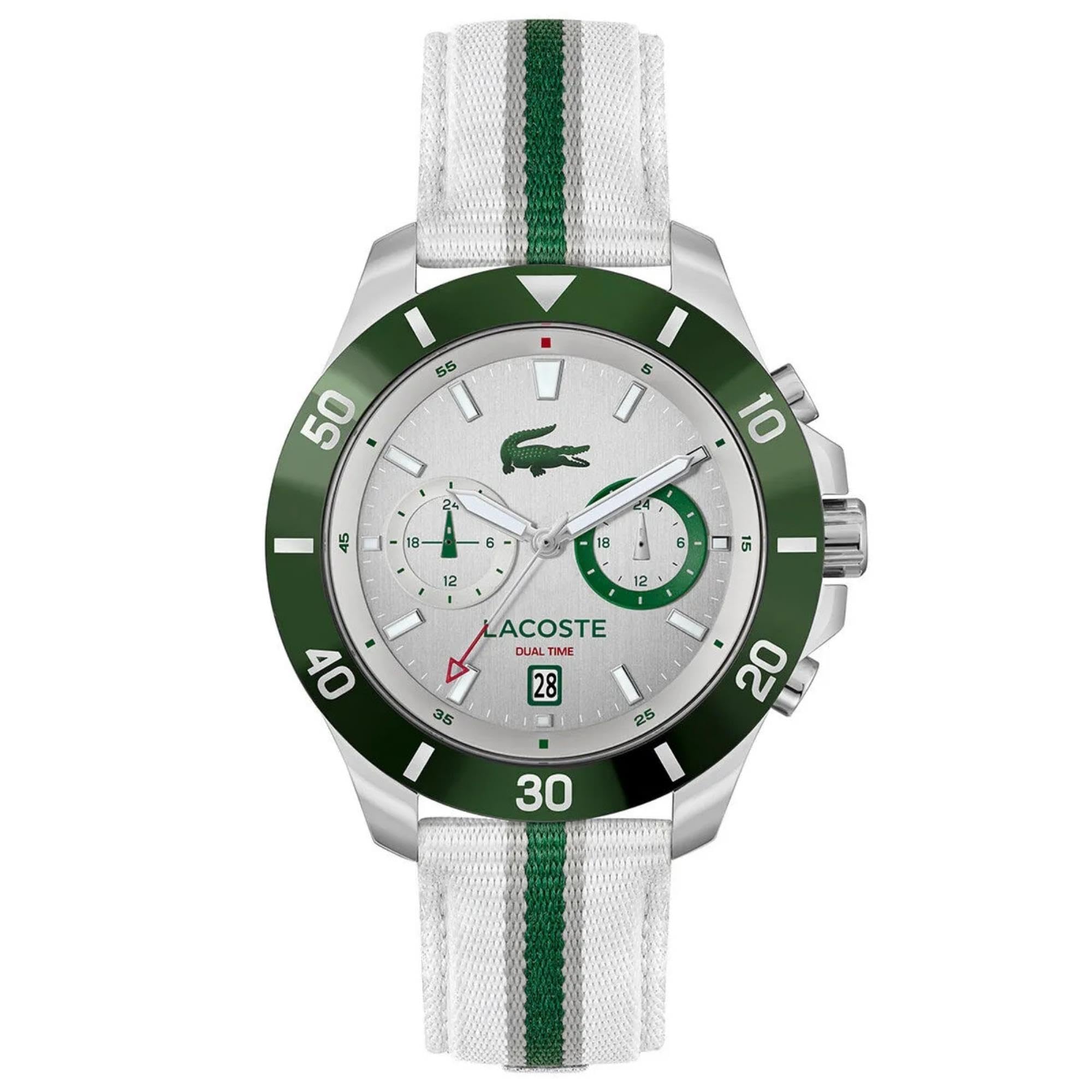 ساعت مچی مردانه Lacoste TORONGA، آنالوگ نقره ای / چند رنگ
