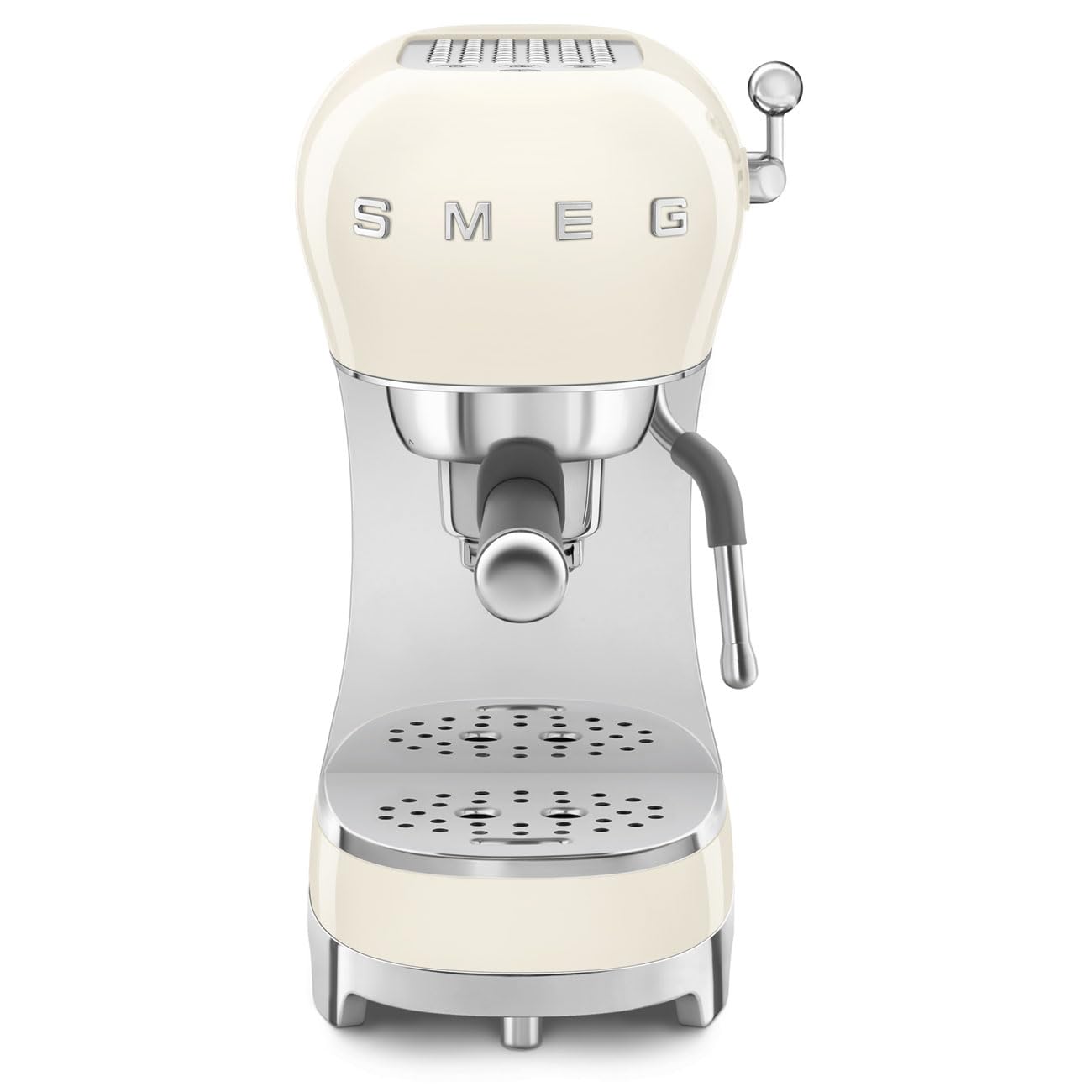 ماشین قهوه اسپرسو استایل ۵۰s Smeg رنگ کرم ECF02CRAU