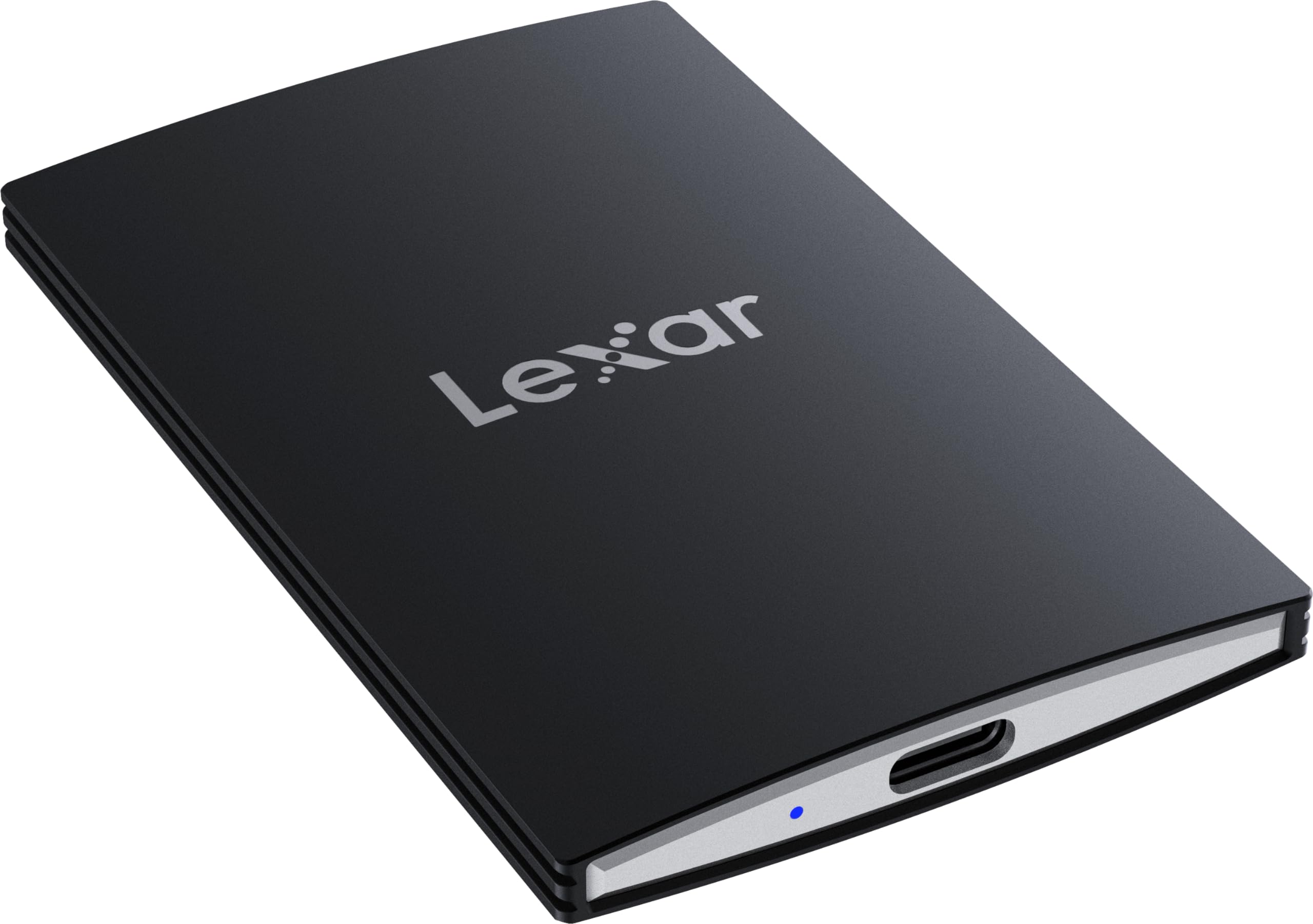 Lexar 4TB SL500 Portable SSD، تا 2000 مگابایت بر ثانیه خواندن، سازگار با لپتاپ های Type-C، آیفون ۱۵، گوشی های هوشمند، تبلت ها، پلی‌استیشن ۵، ایکس باکس، USB 3.2 Gen 2x2، نازک و سبک، SSD خارجی. (LSL500X004T-RNBNU) 2000/1800 مگابایت بر ثانیه (نازک) 4TB