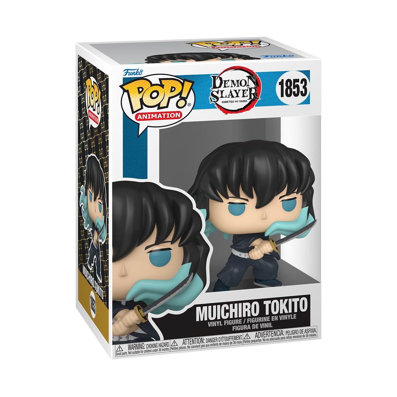 افسانه شکارچی شیاطین -: 1/6 شانس برای گونه جستجوی نادر - Funko POP انیمیشن: DS - Muichiro - (حمله) - انیمه طرف‌هایکه کودکان و بزرگسالان - طرفداران انیمه - هدیه ایده‌آل - محصول رسمی - شماره محدود Vinyl Figure - جمع‌آوری‌شده