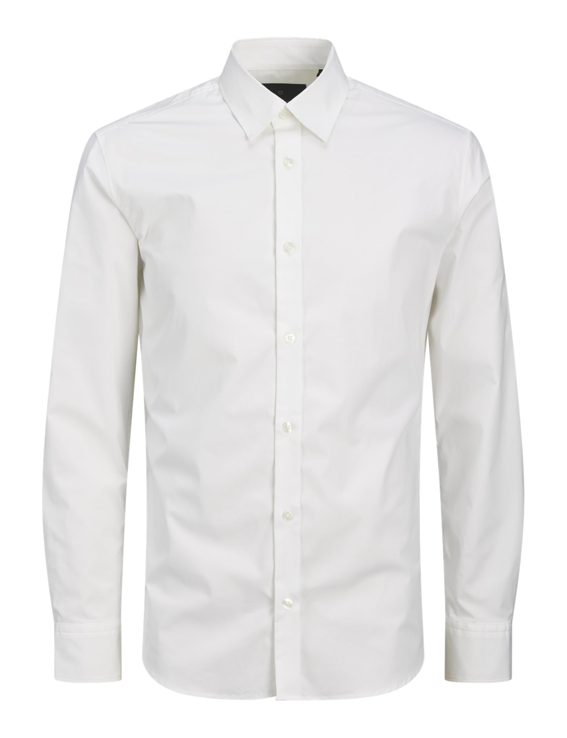 پیراهن بلند آستین جک اند جونز مردانه مدل Jprblacarter Strech L/S Shirt Sn Jprblacarter تن به تن (بسته‌ای شامل 1 عدد) رنگ سفید روشن L