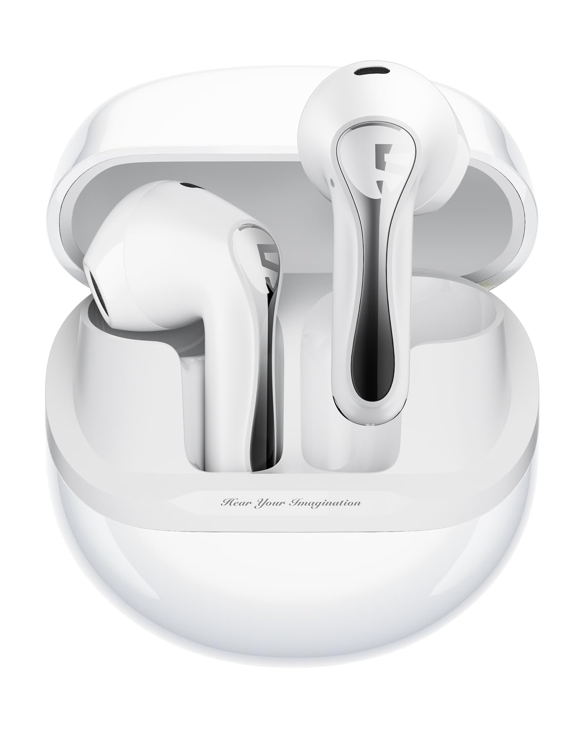 گوشی‌های بی‌سیم SoundPEATS Air5 با کاهش نوفه تطبیقی، بلوتوث 5.4 با چیپ QCC3091، درایور 13 میلی‌متر با 6 میکروفن هدفون بلوتوث بی‌سیم aptX Lossless، کاهش نویز تماس هوشمند AI و CVC V8.0، 30 ساعته، رنگ سفید