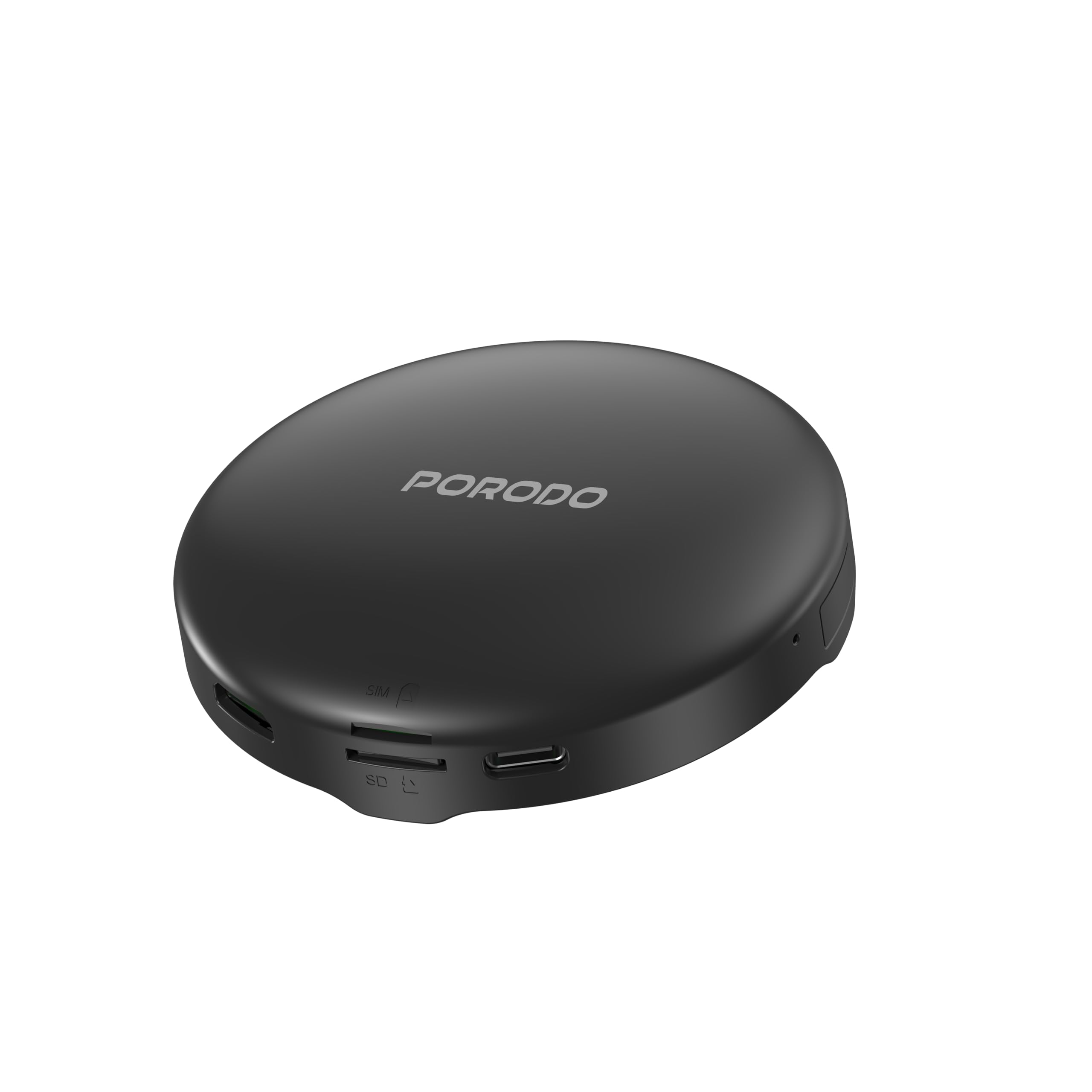 Porodo Android 13 Carplay Box 4GB+64GB-128GB 4G Router را به بی‌سیم تبدیل می‌کند، از صفحه باز‌کردن پشتیبانی می‌کند و سازگار با iOS و Android است - مشکی