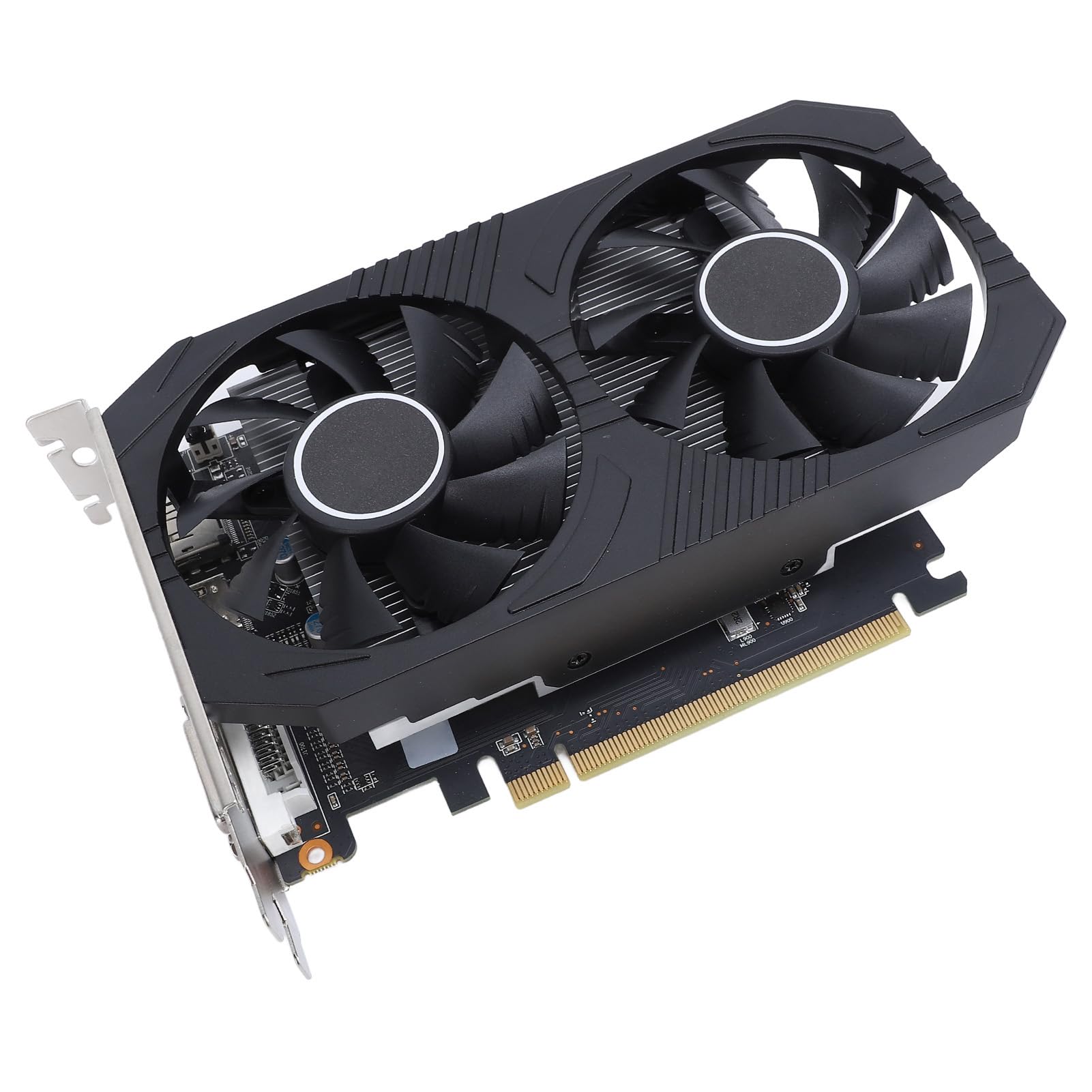 کارت گرافیک Bewinner 4GB GDDR5، Radeon 550، PCIe x8، DVI HDMI VGA، خروجی 4K، دو فن، بازی‌های ویدیویی