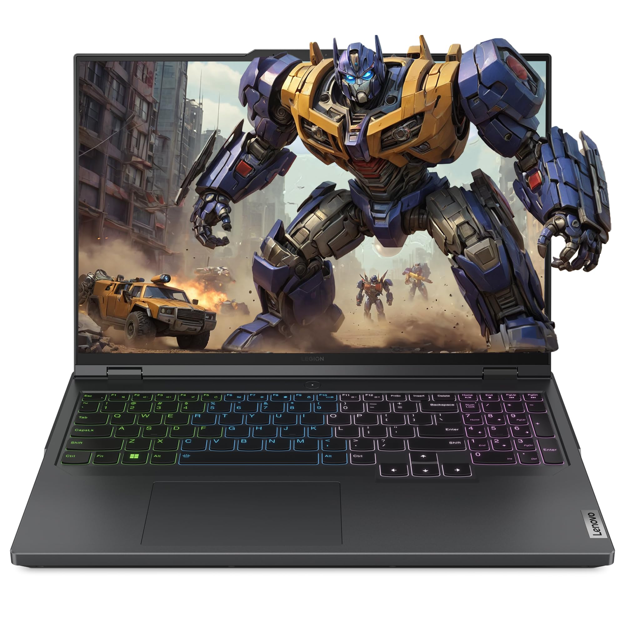 لپ تاپ بازی Lenovo Legion Pro 5i Gen 9، Intel i9-14900HX، 64 گیگابایت رم DDR5، 4 ترابایت حافظه داخلی SSD PCIe، صفحه نمایش 16 اینچی WQXGA (2560x1600)، Nvidia G-force RTX 4070، صفحه کلید RGB، ویندوز 11 هوم