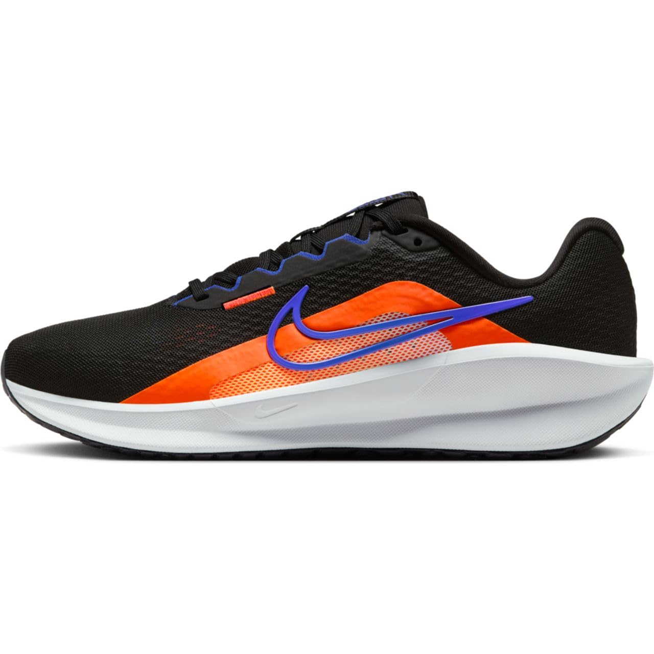 کفش‌های بنددار مردانه Nike Downshifter 13 سایز 42 اروپا رنگ مشکی/آبی فضایی-قرمز هیپر-خالص