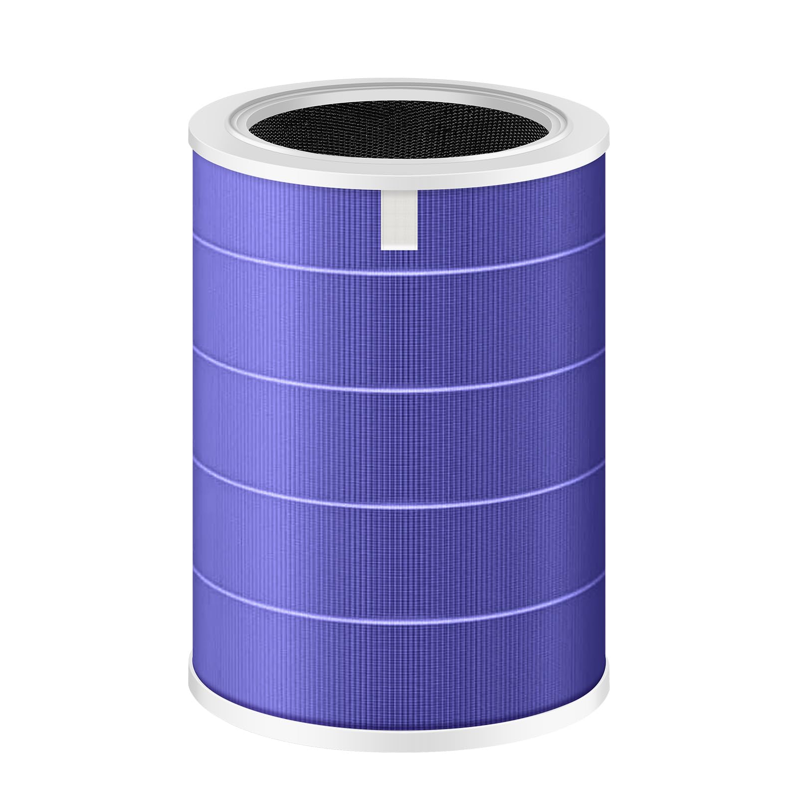1 Pack Replacement Filter for Xiaomi Air Purifier 3C/3H/3, 2C/2H/2S/Pro | PINREK 3-in-1 H13 True HEPA + Activated Carbon Replacement Filter, Removes Dust Smoke Odors(Purple, Antibacterial) Purple(1 Pack)