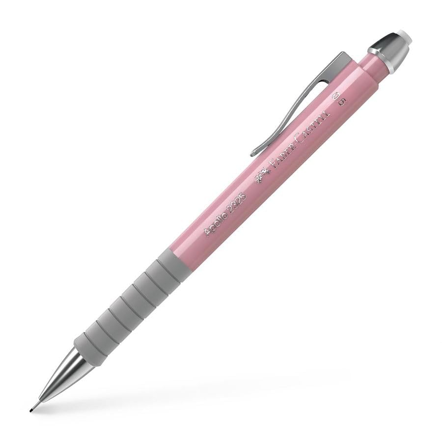 مداد مکانیکی Faber-Castell Apollo، اندازه مایع 0.5 میلیمتر، رنگ گلابی