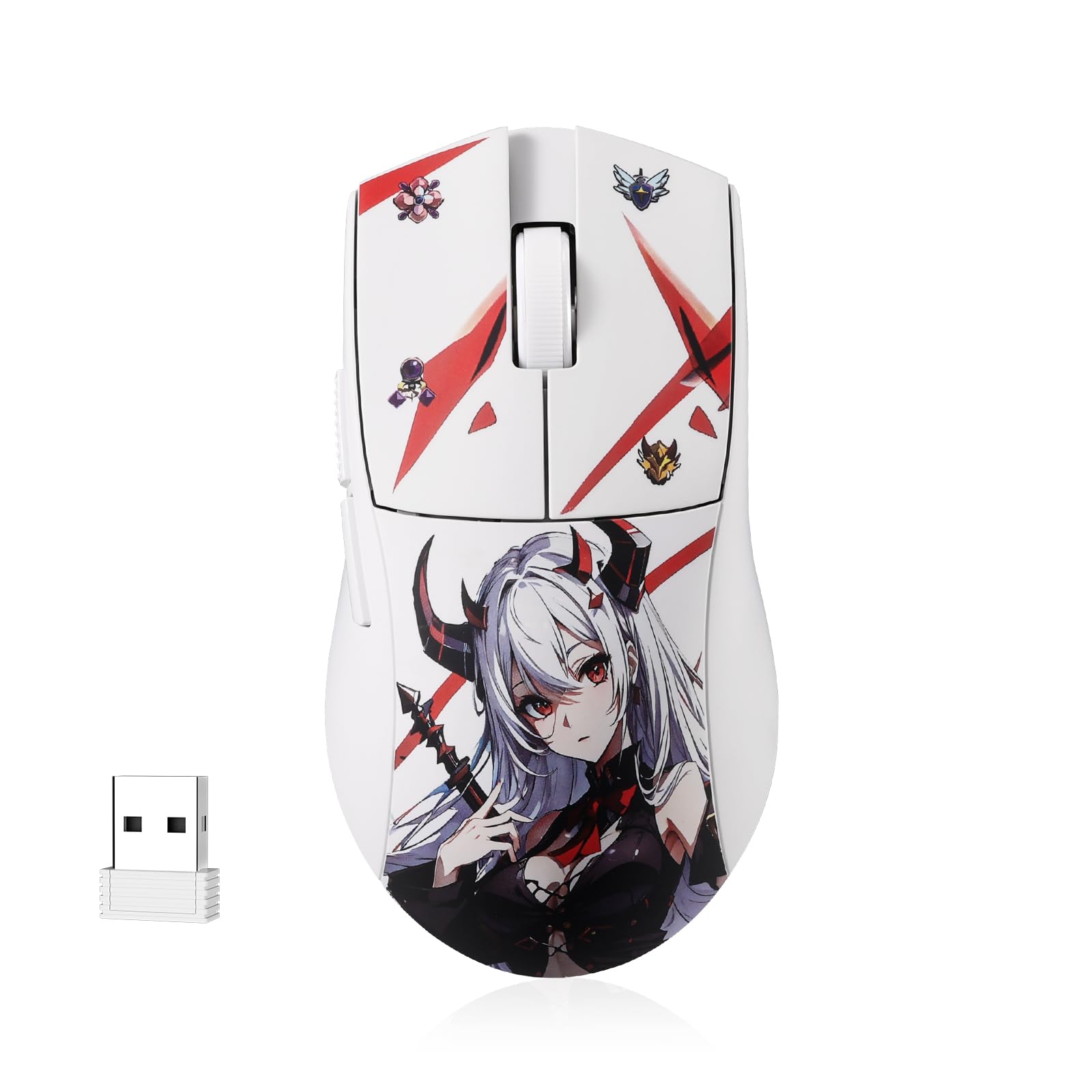 موشواره بازی بی‌سیم Redragon M916AK-PRO با 3 حالت، با وزن سبک 49 گرم، دقت 26K DPI با قابلیت تنظیم، دارای نگه‌داری ارگونومی، دکمه‌های قابل برنامه‌ریزی کامل، نرم‌افزار پشتیبانی از کلید‌های میانبر DIY و DPI WT-SE مدرن