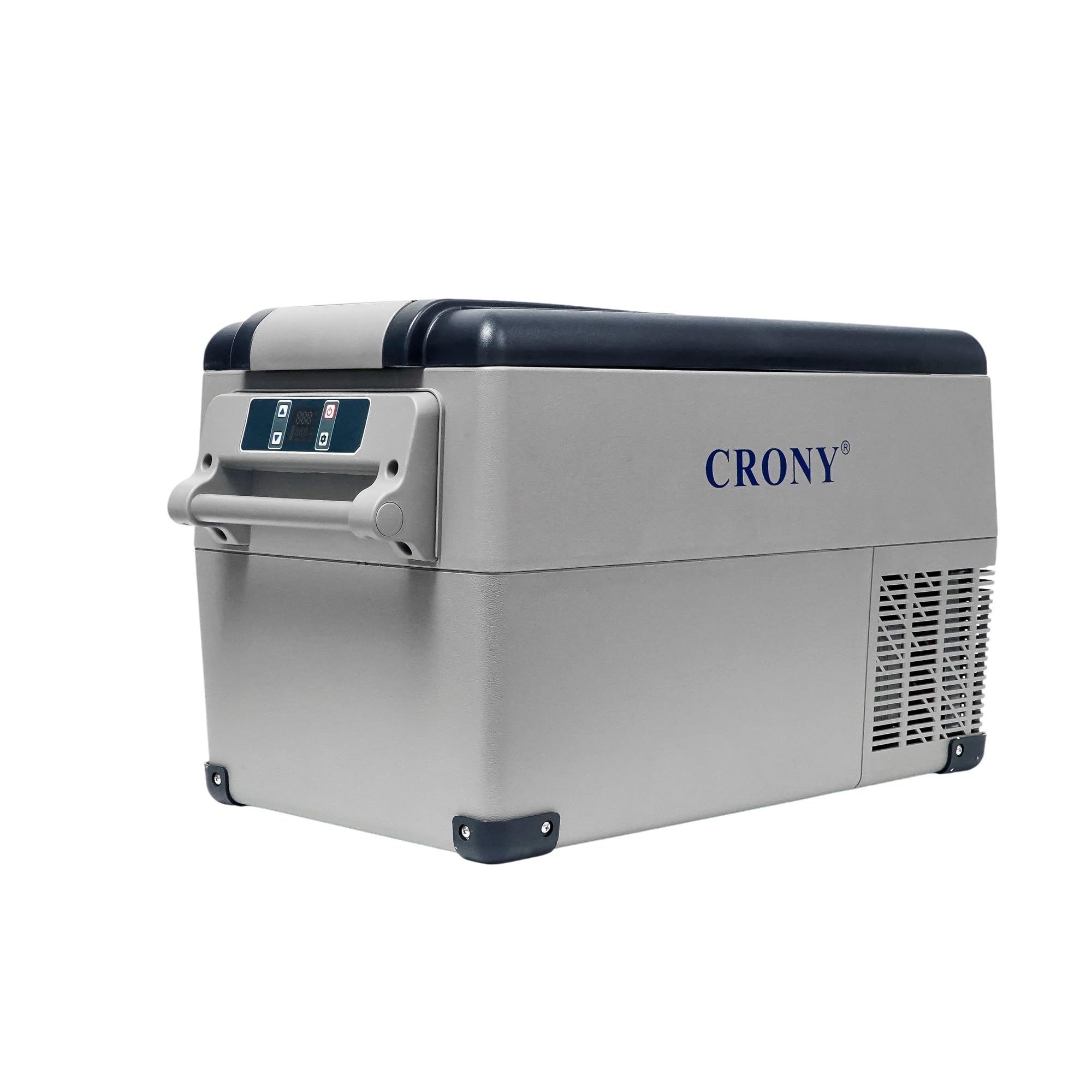 یخچال خودروی CRONY با ظرفیت 35 لیتر، یخچال فریزر کوچک قابل حمل برای RV، کمپر، کشتی تراک، جیپ، SUV، ون، قایق، کمپینگ، مسافرت رو به رو، بیرون از منزل، دمای -20 تا 20 درجه سانتیگراد CF35