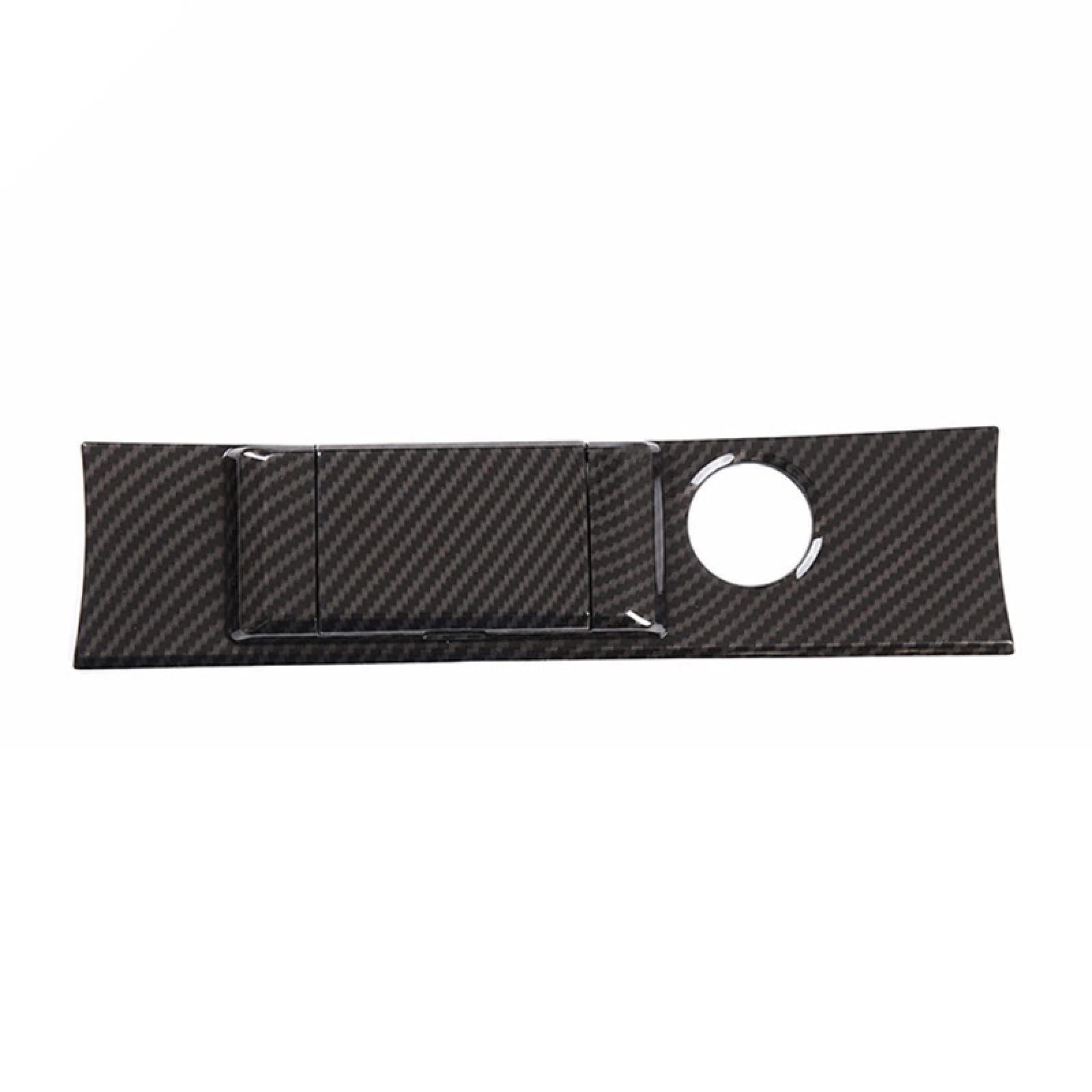استیکرهای اتومبیلی ZALTAS برای Land Rover Defender 110 2020-2022، درب محافظ پورت شارژ USB کنترل مرکزی خودرو اتومبیلی رنگ فیبر کربن لوازم جانبی اتومبیلی را تزیین می‌کند.