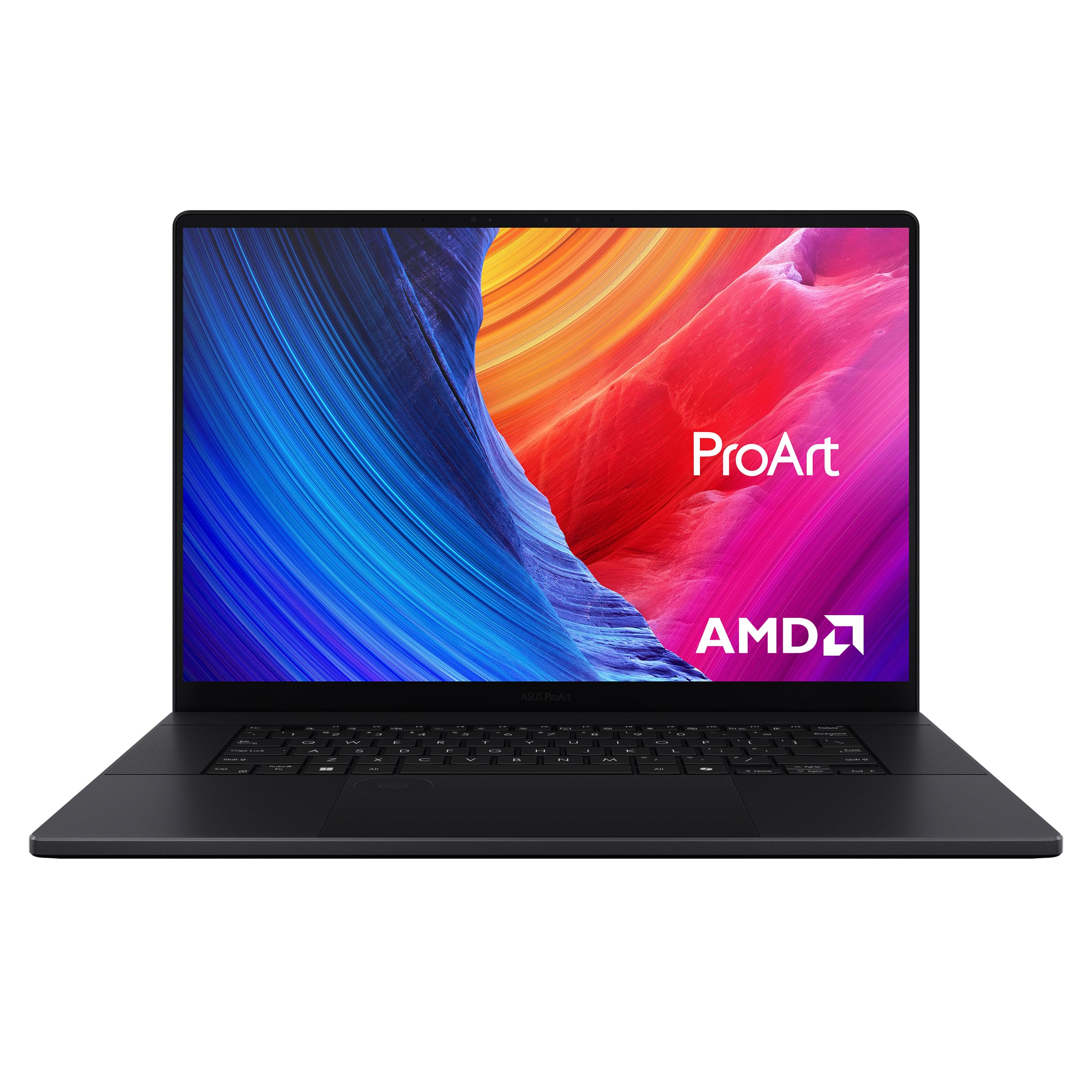 لپ تاپ ASUS ProArt P16 OLED AI H7606WI-ME123W، AMD Ryzen AI R9-HX370/64GB RAM/2TB SSD/NVIDIA GeForce RTX 4070 8GB/16 اینچ 4K OLED صفحه لمسی/Win11 با کلید Copilot - نانو سیاه - پشتیله همراه آن موجود می‌باشد. AMD Ryzen AI 9-HX370 64GB/2TB نانو سیاه