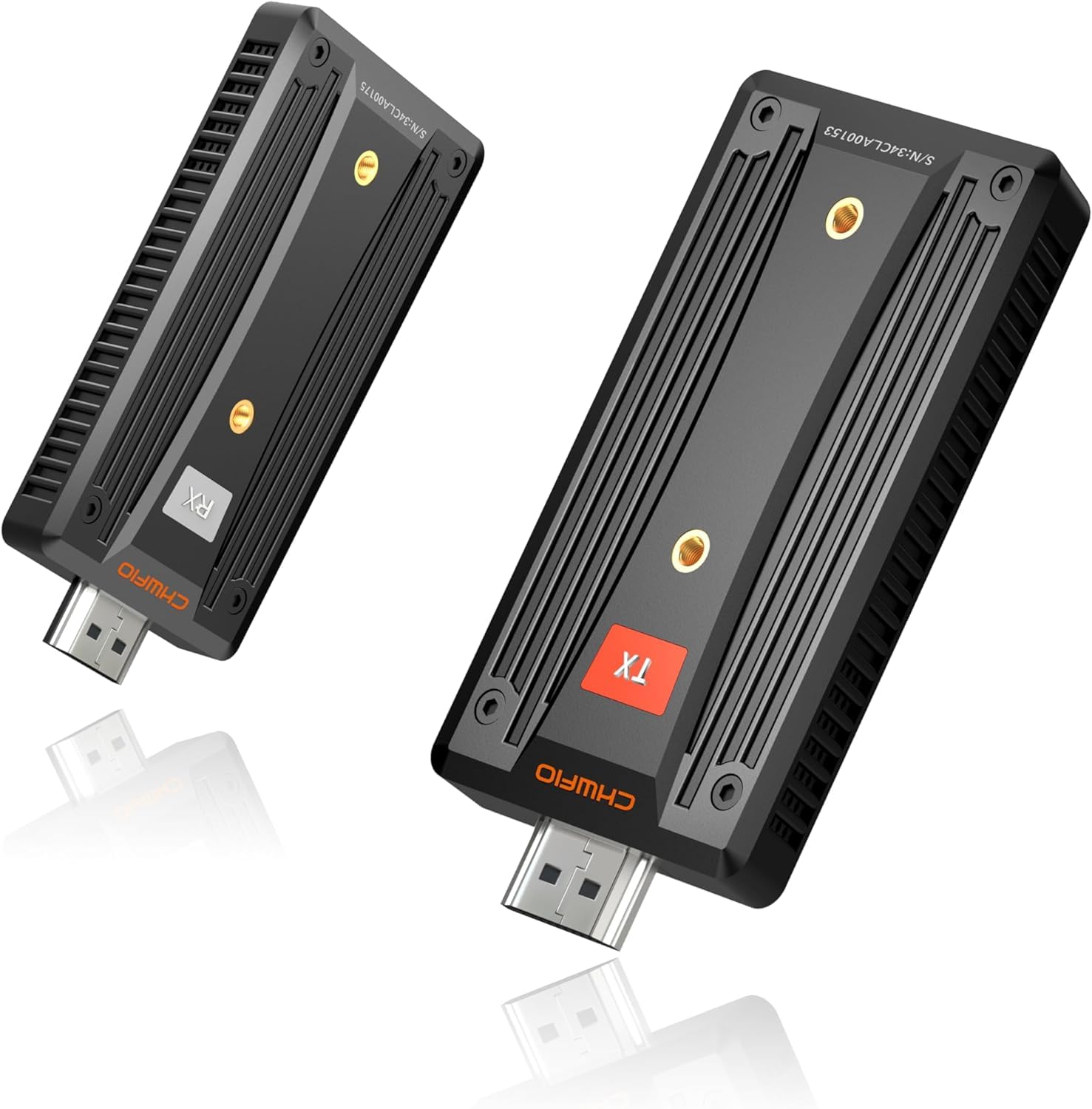 فرستنده و گیرنده بی‌سیم HDMI KASTWAVE، با برد بلند 580 فوت، قابلیت اتصال و استفاده آسان، کیت تقویت کننده بی‌سیم HDMI 2.4G/5G قابل حمل برای پخش ویدیو و صدا به مانیتور یا پروژکتور از لپتاپ/کامپیوتر شخصی/تلویزیون باکس