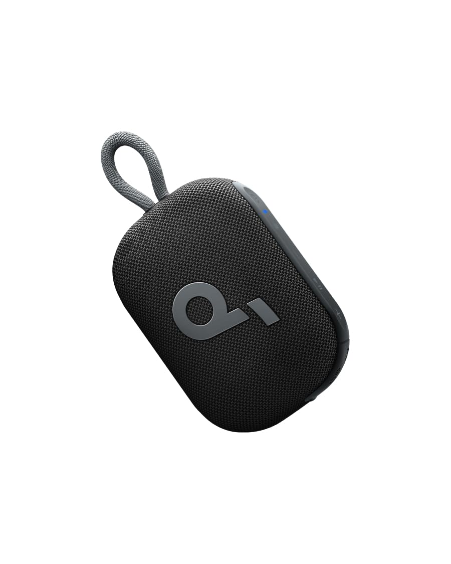 soundcore Select 4 Go Ultra Portable Bluetooth Speaker by Anker, 20H Playtime, IP67 Waterproof and Dustproof, Floatable, Customisable Pro EQ, Wireless Stereo Pairing, Ideal for Home, Outdoors, Hiking Black