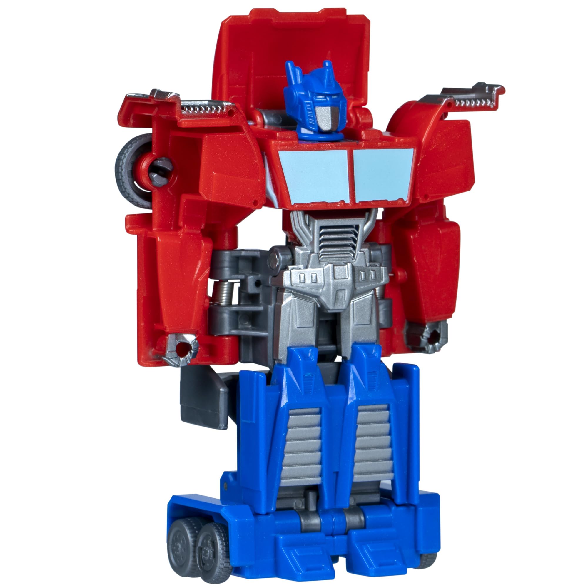عوامل تغییر زمین اسپارک تغییر دهنده یک مرحله ای Optimus Prime اندازه 4 اینچ، اسباب بازی ربات برای پسران و دختران 6 سال و به بالا