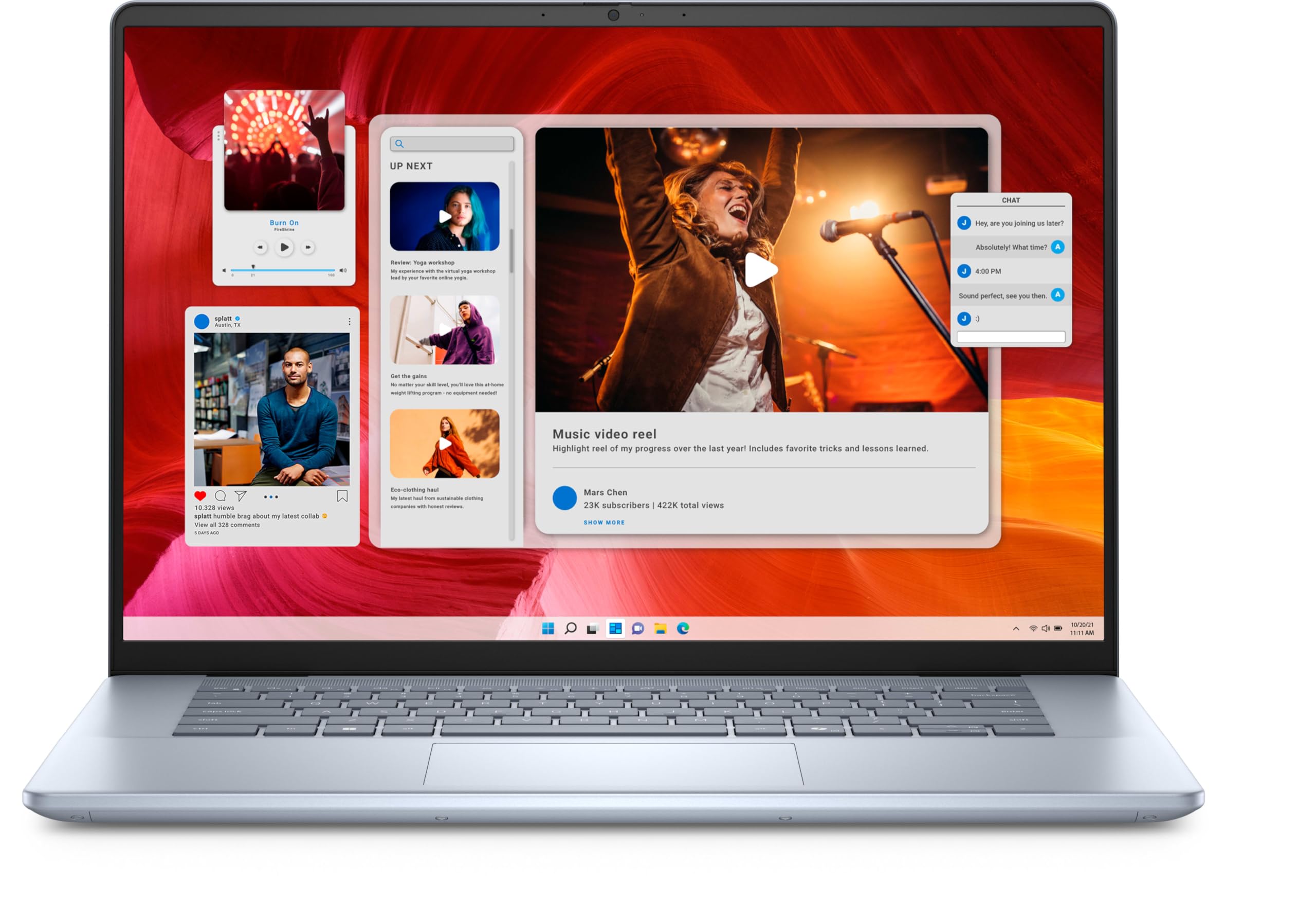 لپ تاپ DELL (ارتقاء یافته) Inspiron 7640 (2024) | 16 اینچ 2560x1600 QHD+ | هسته Ultra 7-155H - 512GB حافظه‌ی مصرفی SSD - 16GB RAM | 16 هسته با سرعت 4.8 گیگاهرتز ویندوز 11 خانه آبی