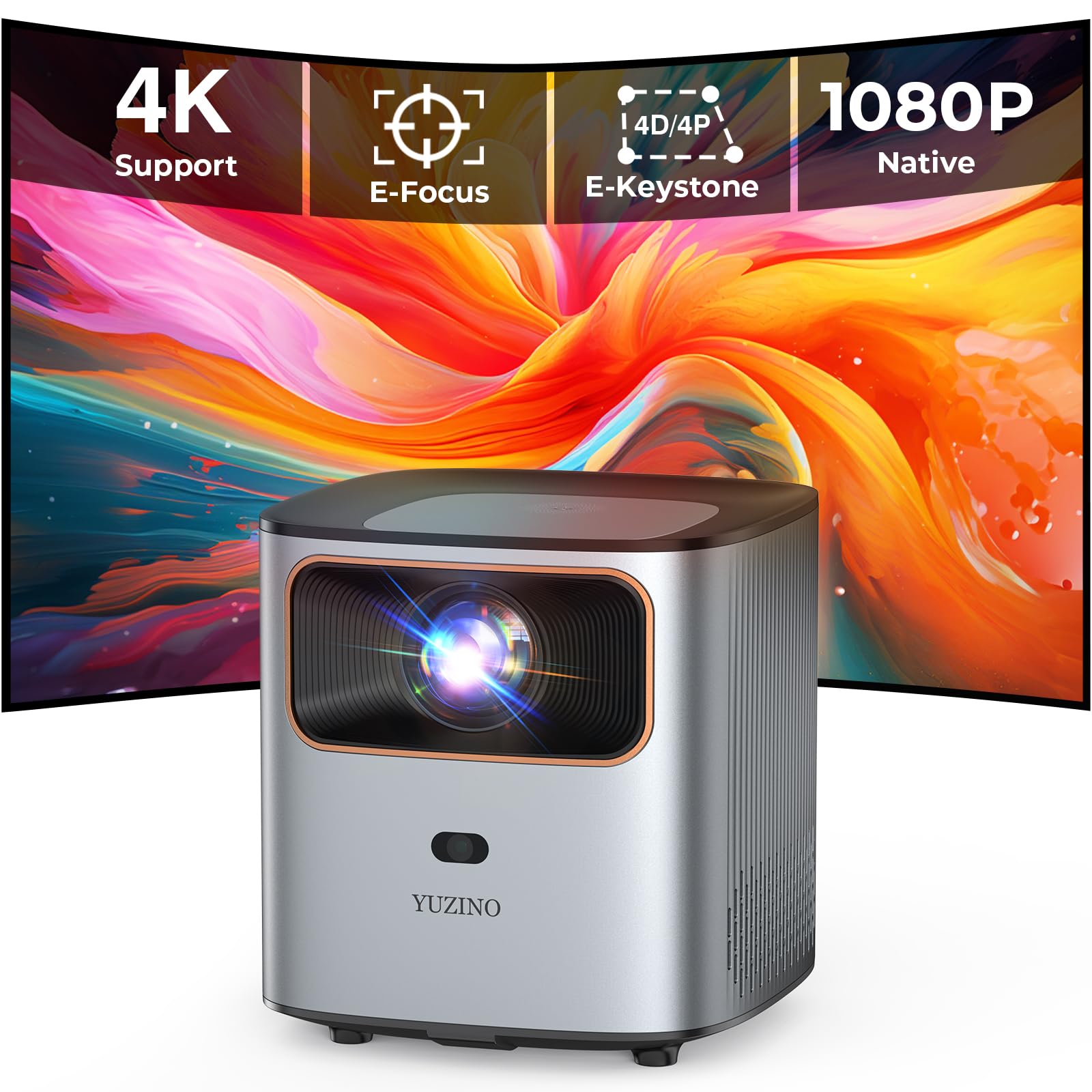 وایفای ۶ دوتایی بلوتوث، ۱۵۰۰۰ لومن با TV Stick Smartphone Tablet	devices	streaming