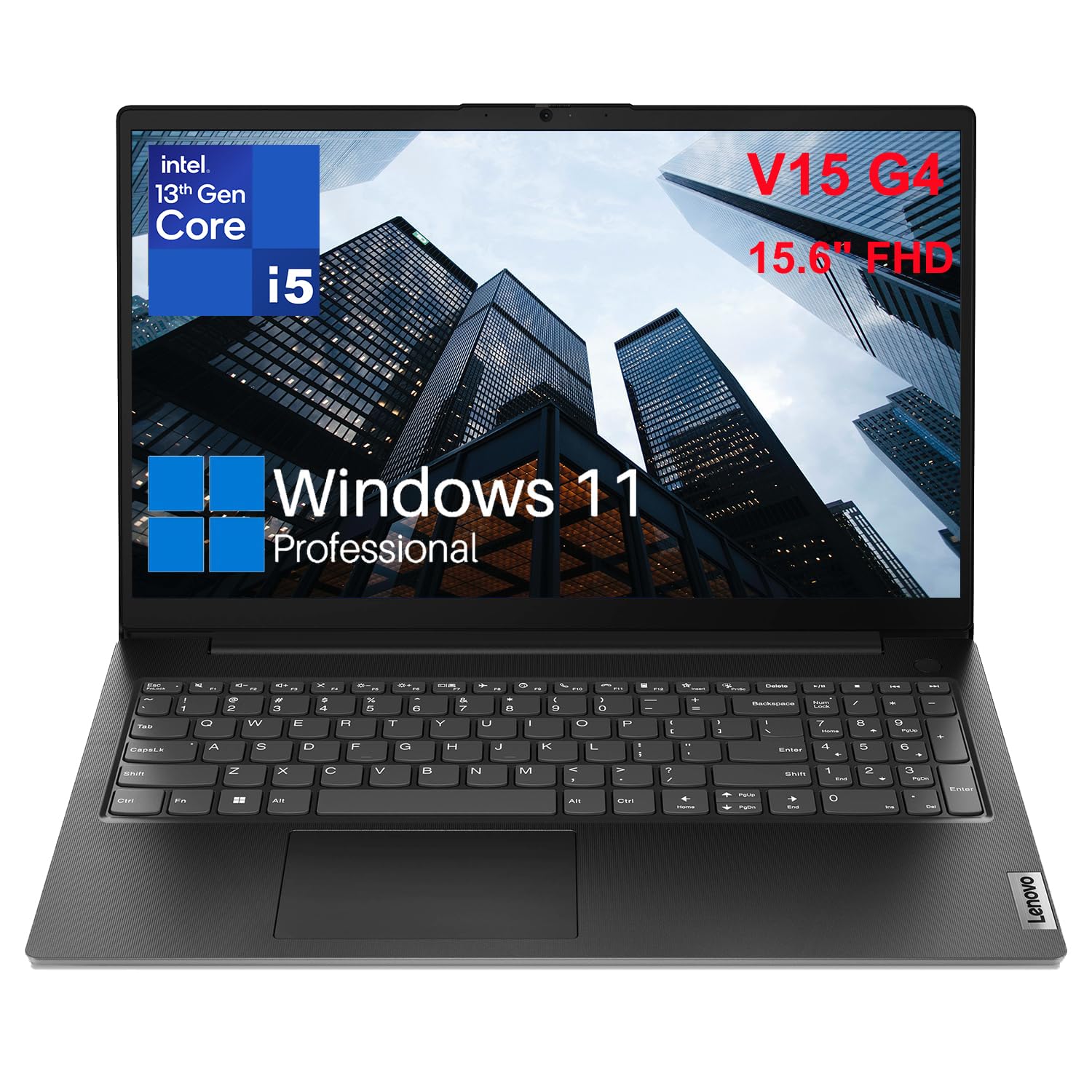 لپ تاپ کسب و کار Lenovo V15 G4 15.6 "FHD، نسل 13 اینتل Octa-Core i5-13420H تا 4.6 گیگاهرتز (i7-1355U را بزرگ می‌کند)، 16 گیگابایت رم DDR4، 1 ترابایت حافظه جانبی SSD PCIe، WiFi، بلوتوث 5.2، RJ-45، ویندوز 11 پرو، Befectoy