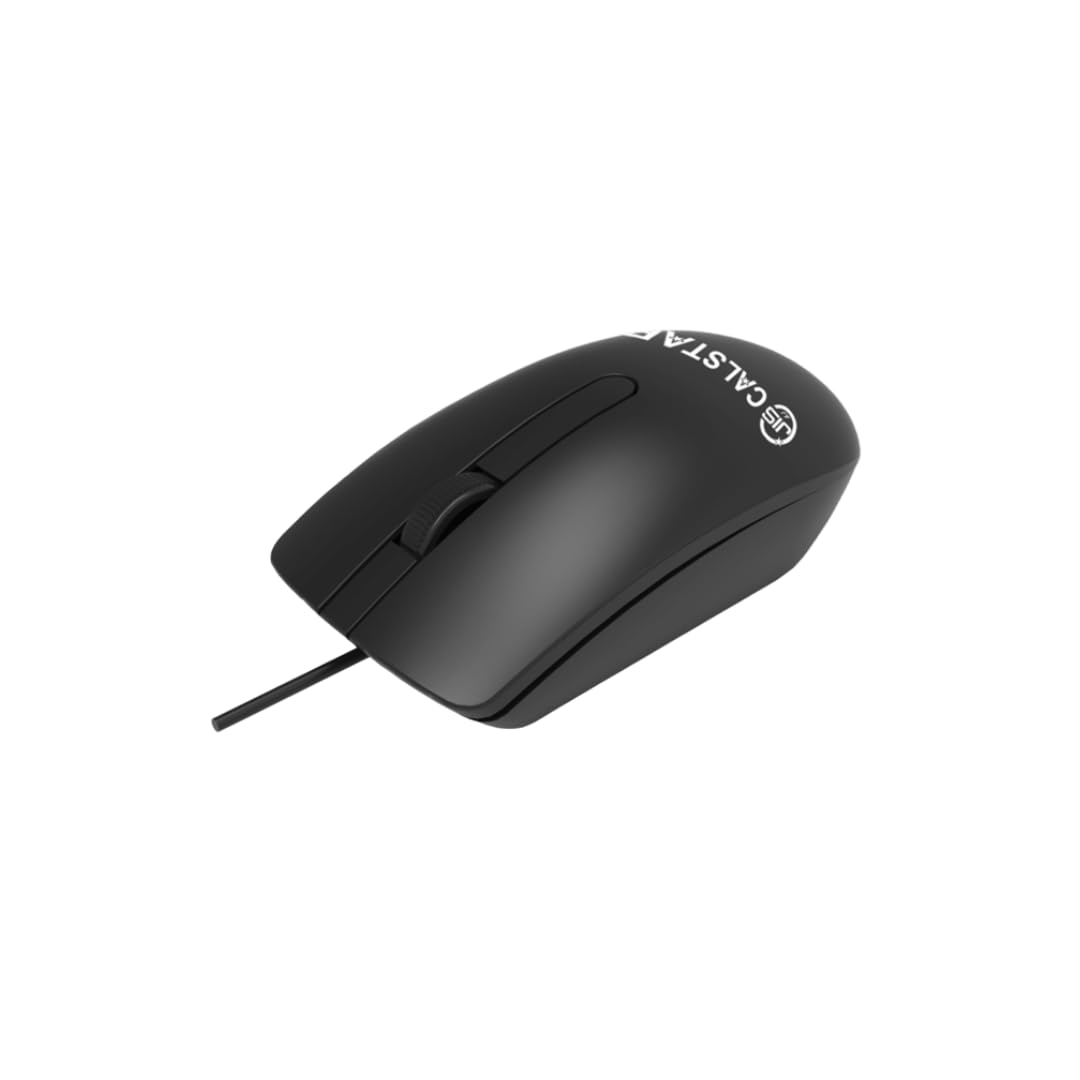 موش حاضره کال استار HK-50 با سیم اداری - 1600 نقطه در هر اینچ، طراحی ارگونومیک، اتصال USB، پیمایش 3D روان، سر و باز کردن، طول کابل 1.10 متر- راحت و مقاوم برای استفاده روزمره