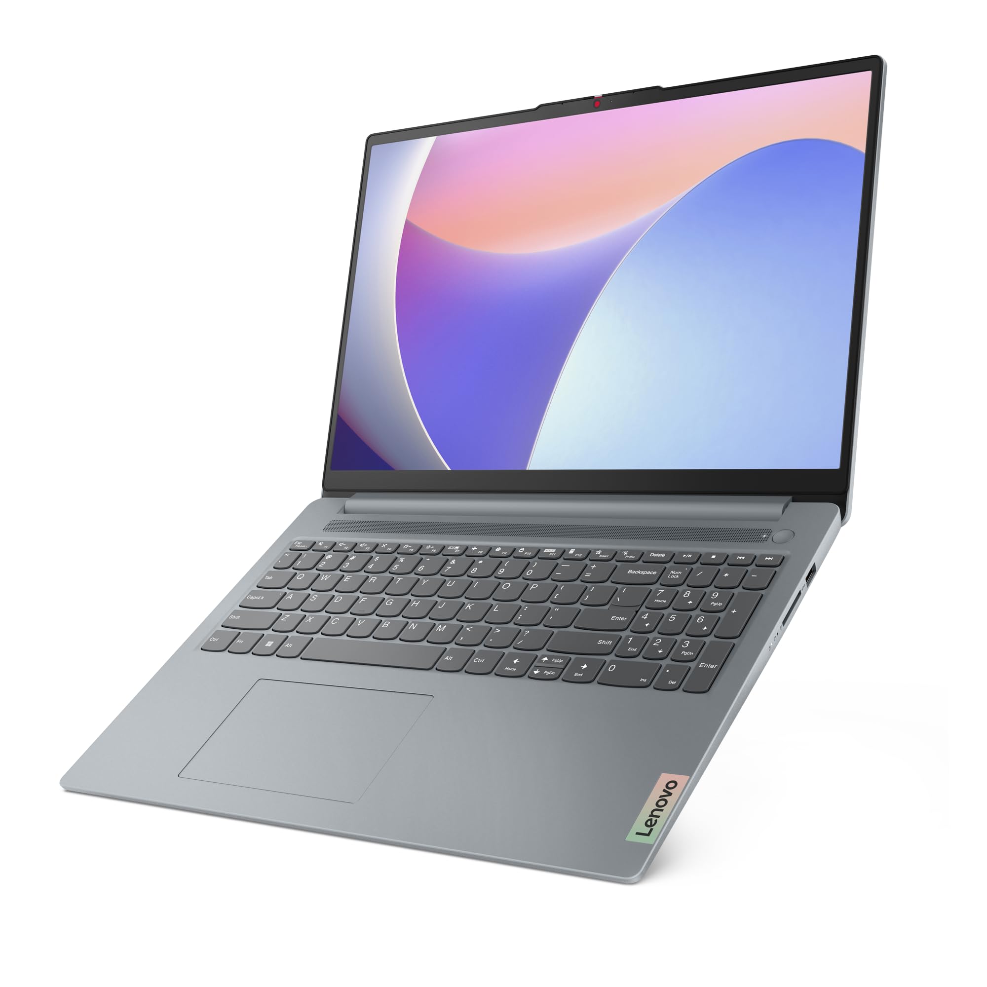 لپ تاپ لنوو آیدیاپد اسلیم 3 15IAH8، نمایشگر IPS FHD 15.6 اینچ، Intel i5-12450H، 16GB RAM، 1TB SSD، گرافیک یکپارچه Intel UHD، صفحه کلید انگلیسی-عربی، ویندوز 11، رنگ آرکتیک خاکستری [83ER00FUAX]