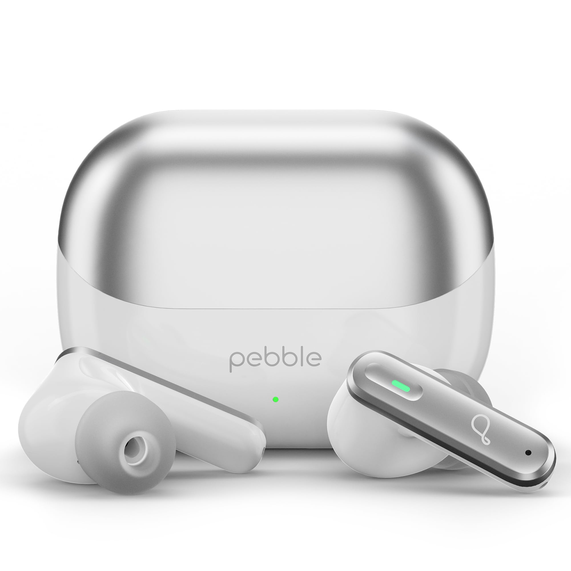 گوشی‌های Pebble Euphoria ANC تا 35 دسی‌بل | بازی‌کردن تا 30 ساعت با شارژ سریع، بیس عمیق، ENC TWS، چهار میکروفن، حالت کم‌درنگی، لغو نویز فعال