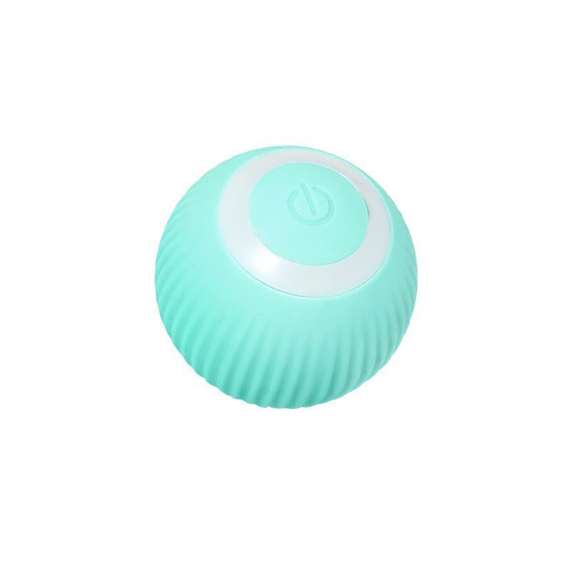 ZEKAROUL Interactive Cat Ball Toy, LED Light Intelligent Cat Toy Automatic Moving Rolling Ball Cat Automatic Toy for Indoor Play