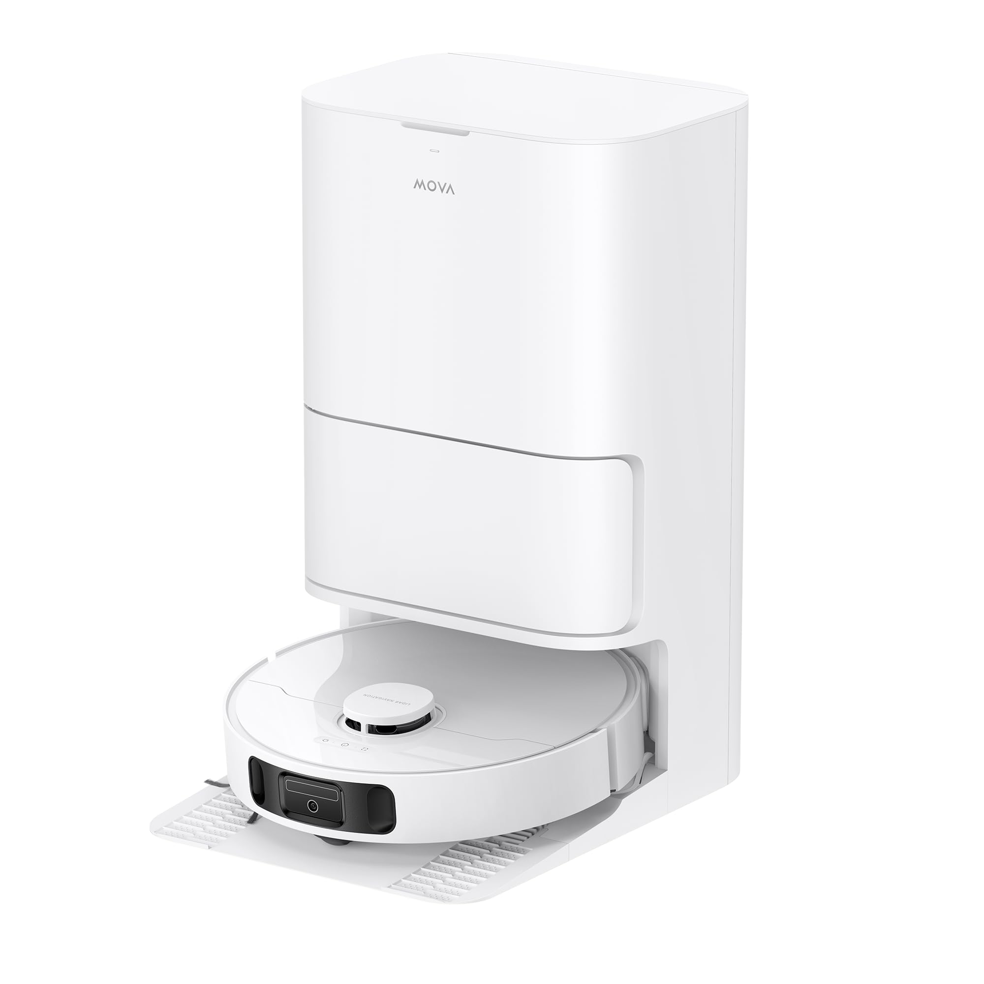 ماشین جاروبرقی و ماپ مدل Mova E30 Ultra با خالی کردن خودکار و تمیز کردن خودکار ویپر، قدرت مکش 7000 پاسکال، بلندی ویپر 10.5 میلیمتر، شناسایی فرش با فرکانس فوق‌العاده