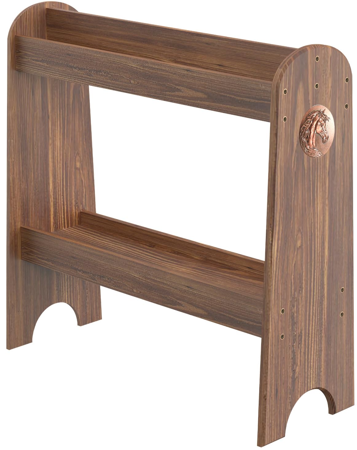 - HOTCAN Pine Wood Saddle Rack: قاب سه تایی از چوب سوزنی HOTCAN
- Ideal Saddle Stand for Western Saddles and Horse Tack Organizers: بهترین قاب سه تایی برای سفره‌های غربی و سازماندهی لوازم اسب‌سواری
- Suitable for Displaying Trophy Saddles at Home: مناسب برای نمایش سفره‌های قهرمانی در منزل
- Burnt: سوخته