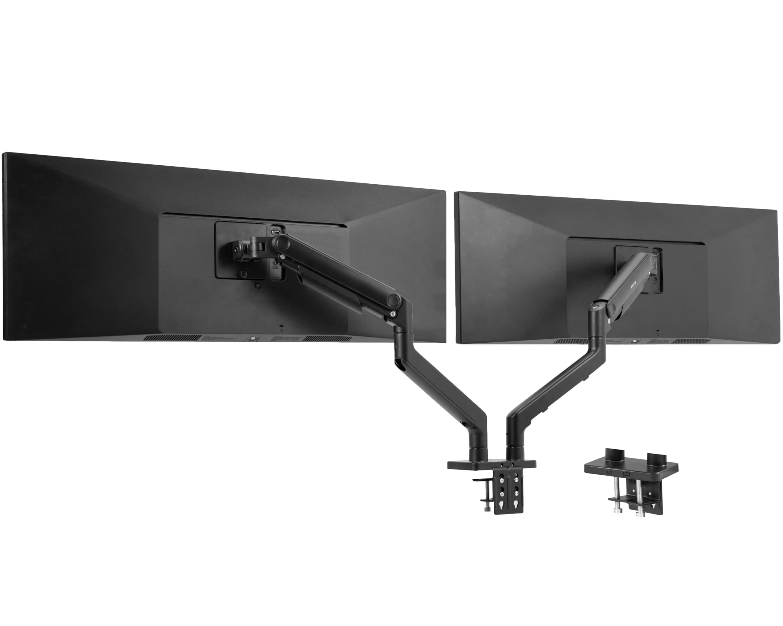 استند مانیتور میزی ویوو مدل STAND-V200E ساخته شده از جنس فلز مرغوب و قدرتمند است که دو مانیتور بزرگ تا 45 اینچ را با وزن حداکثر 44 پوند به طور همزمان پشتیبانی می‌کند. این استند مانیتور مناسب برای استفاده با دو مانیتور اولتراواید می‌باشد و به رنگ مشکی زیبا طراحی شده است.