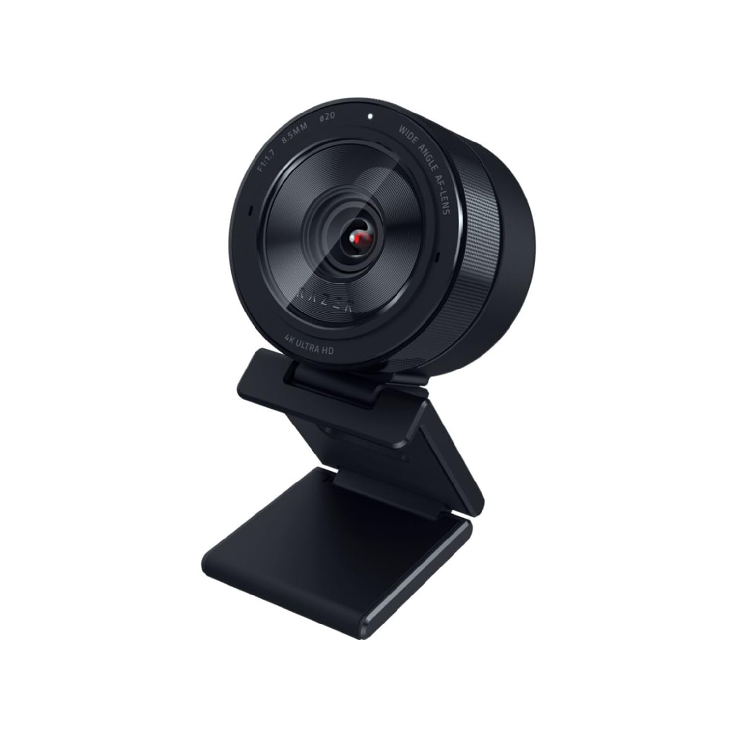 وب‌کم Ultra 4K Razer Kiyo Pro، حسگر بزرگ، اصلاح خودکار نور، میکروفون داخلی و شاتر، ایجاد محتوای حرفه‌ای، استریمینگ، بازی، تماس‌های ویدئویی، Xsplit، کامپیوتر، زوم، تیم‌ها - مشکی