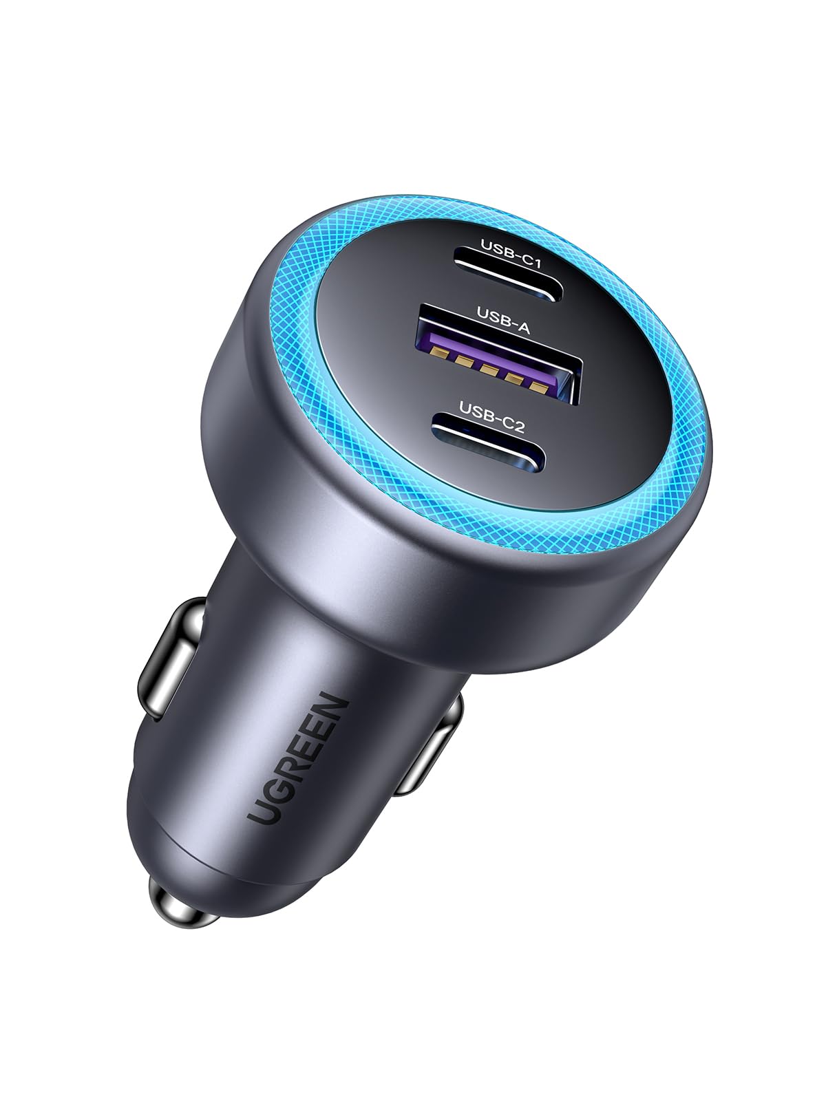 آداپتور تلفن اتصال سریع ماشینی UGREEN USB C، 30 وات 3 پورت نوع C، شارژر ماشین آیفون 16، پشتیبانی از PD 3.0 30 وات/QC 3.0 22.5 وات، برای سری آیفون 16/15/14، سامسونگ، هوآوی، شیائومی، ردمی، آیپد، ایرپاد