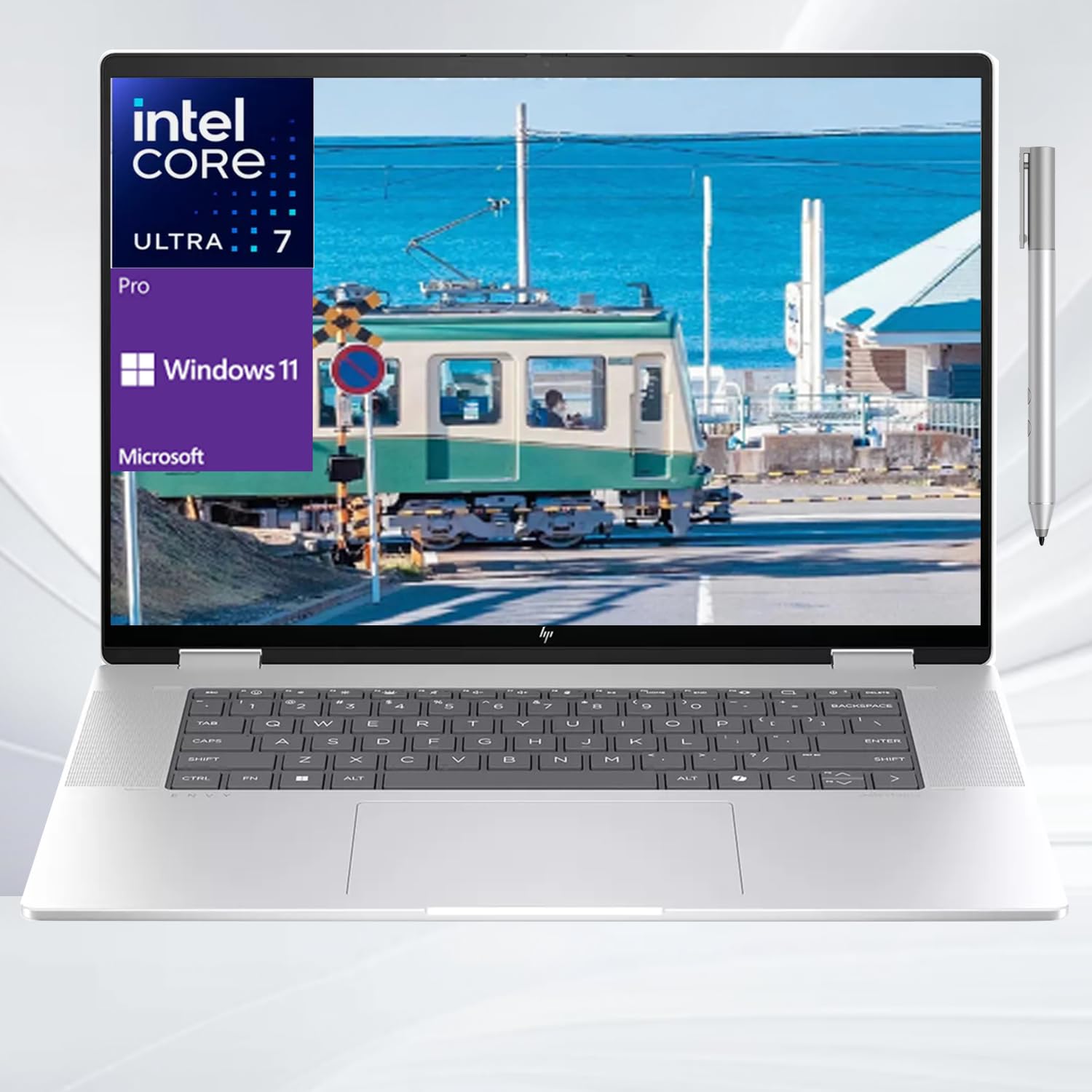لپ تاپ 2 در 1 کسب و کار HP Envy X360 16 "Ultra 7 AI ، 16 اینچ Full HD + لمسی ، اینتل Ultra 7 155U (بیتس اینتل i7-1355U) ، 16 گیگابایت رم ، 1 ترابایت SSD Stylus Pen ، Wi-Fi 6 ، ویندوز 11 Pro ، نقره ای