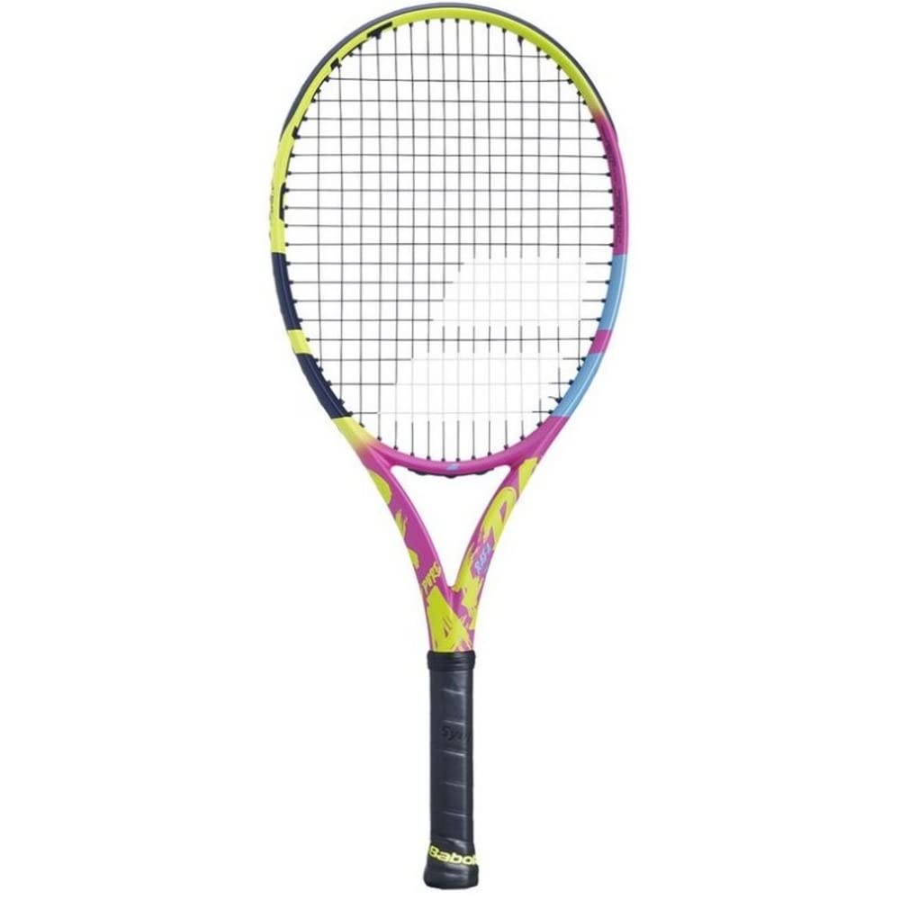 راکت تنیس Babolat 140470-371 PA Rafa JR 26 S NCV ، زرد / قرمز / آبی