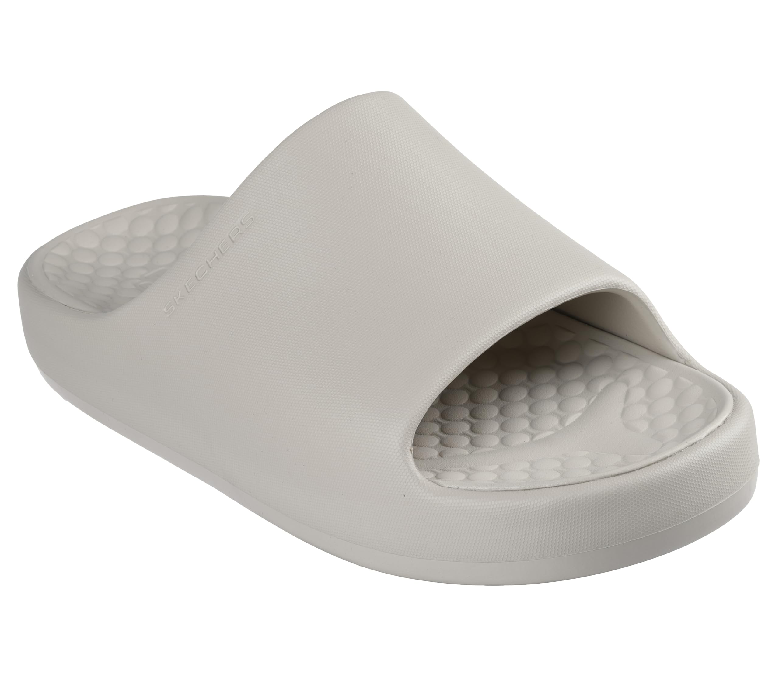 صندل اسلاید مردانه Skechers Foamies Precision، سایز 45 (EU)، رنگ طبیعی (Natural)