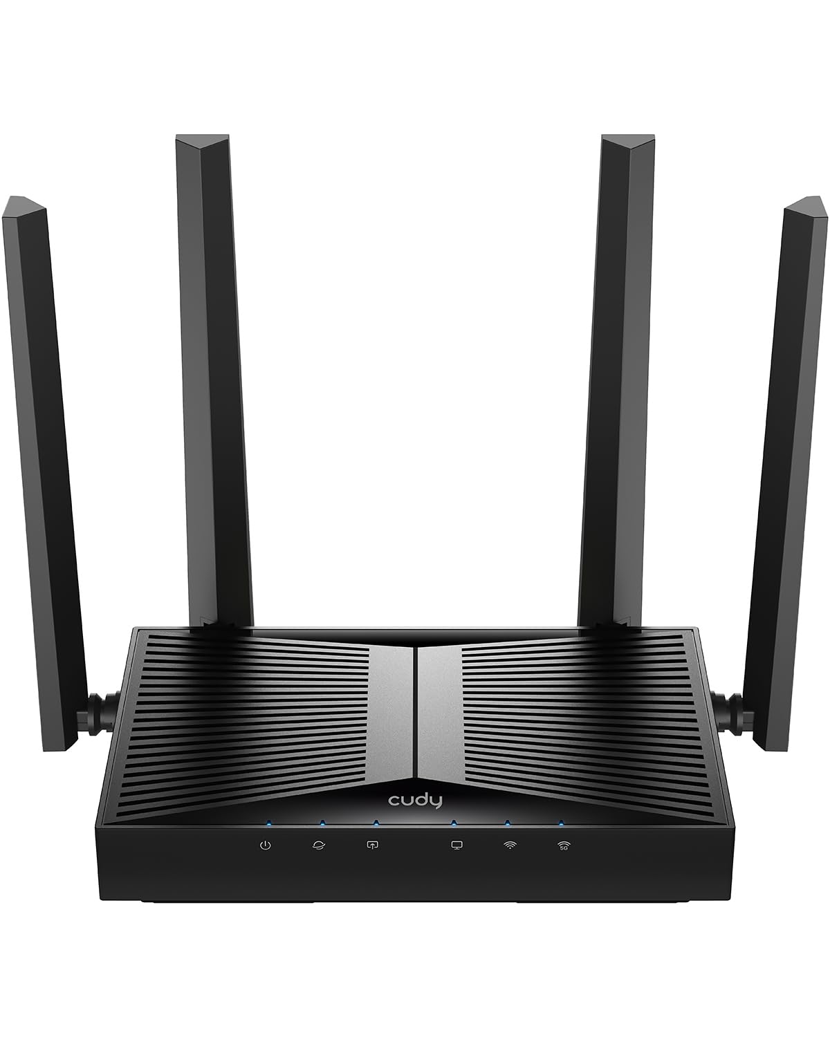 راوتر دو باند Cudy BE3600 WiFi 7 گیگابیت 4 استریم با دو آنتن با تقویت‌کننده مثبت WR3600 MU-MIMO با قابلیت اتصال به وی پی ان، کنترل ابری، اپلیکیشن Cudy