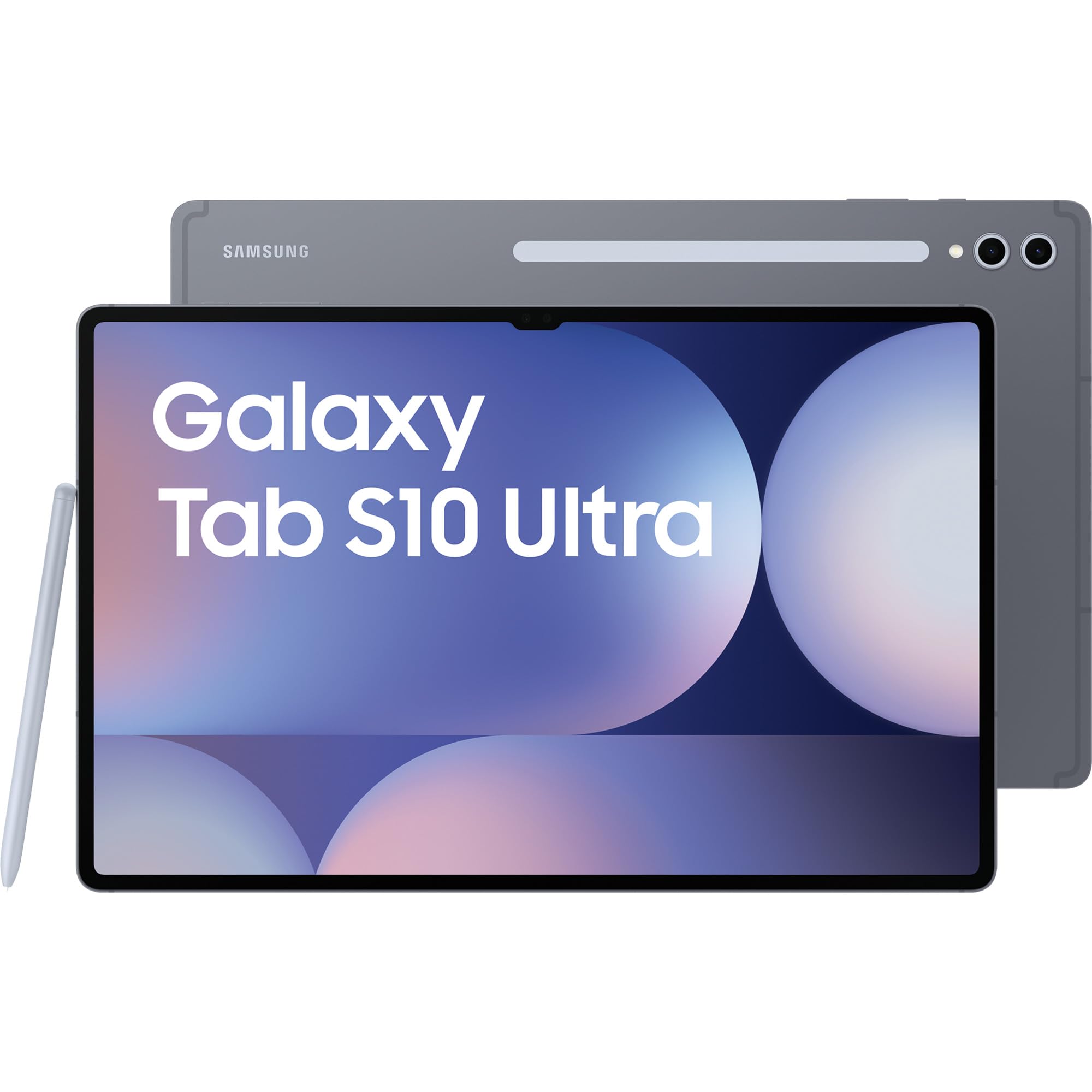 تبلت هوش مصنوعی Samsung Galaxy Tab S10 Ultra، تبلت اندروید، وای فای، ۱۲ گیگابایت رم، ۵۱۲ گیگابایت حافظه داخلی، صفحه نمایش AMOLED، ضدانعکاس، مقاوم، قلم S در پکیج، رنگ ماه‌گردون خاکستری - نسخه بین‌الملل