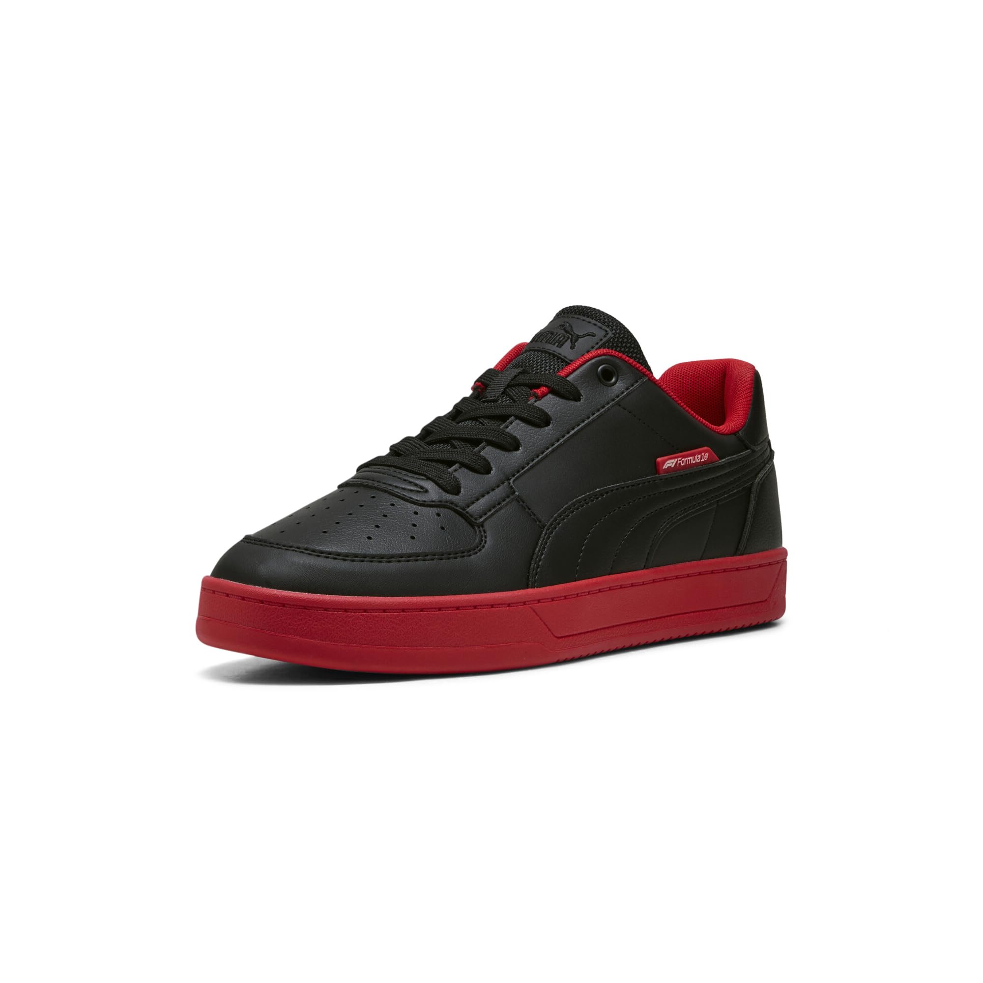 کفش کتانی مردانه PUMA F1 Caven 2.0 — سایز 40 (EU) — مشکی با جزئیات قرمز روشن