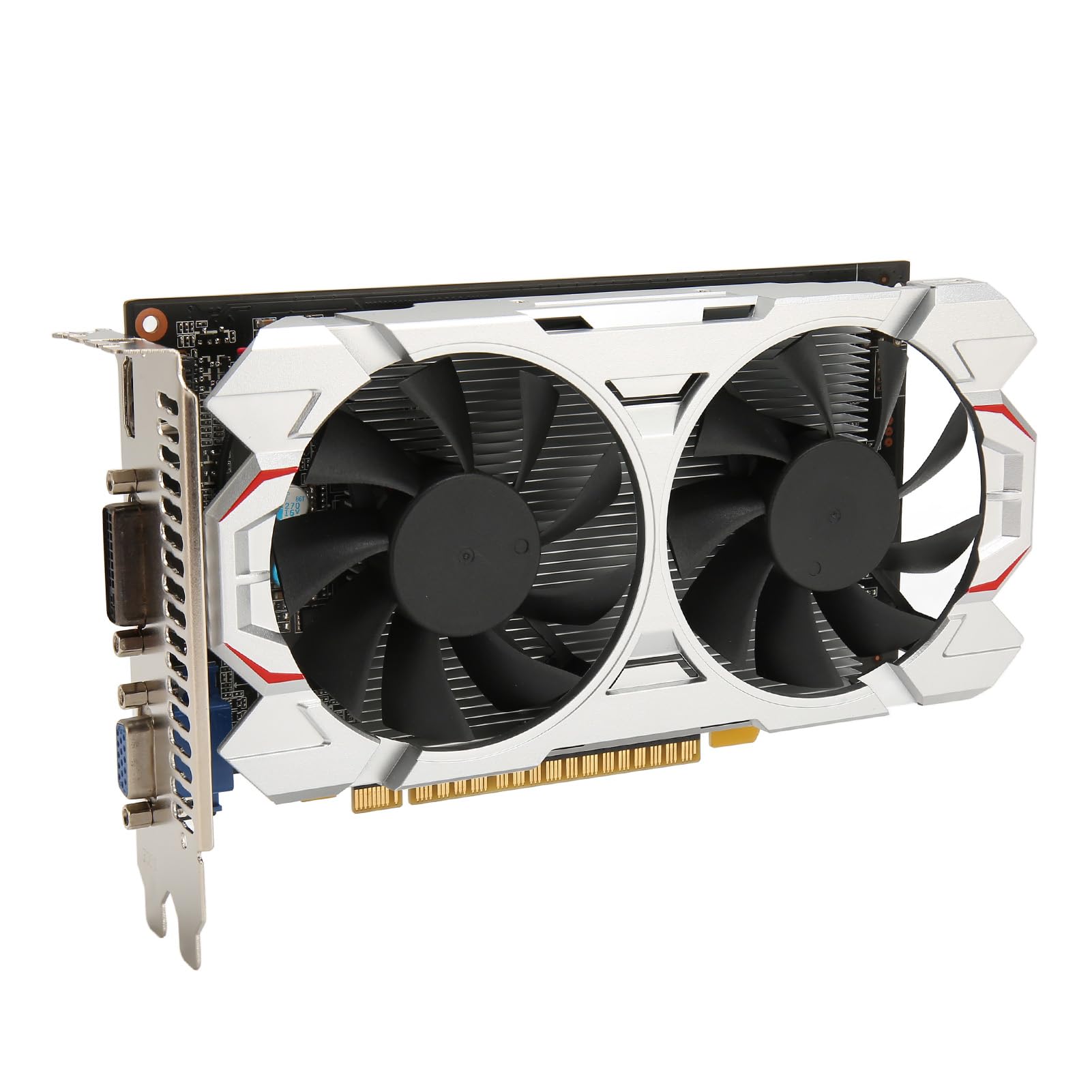 کارت گرافیک Jectse GTX650TI با 2GB حافظه، کارت گرافیک گیمینگ با GDDR5 و دو فن خنک‌کننده، کارت گرافیک دسکتاپ، GPU با فرکانس 928 مگاهرتز و فرکانس حافظه 5400 مگاهرتز، خروجی VGA و DVI