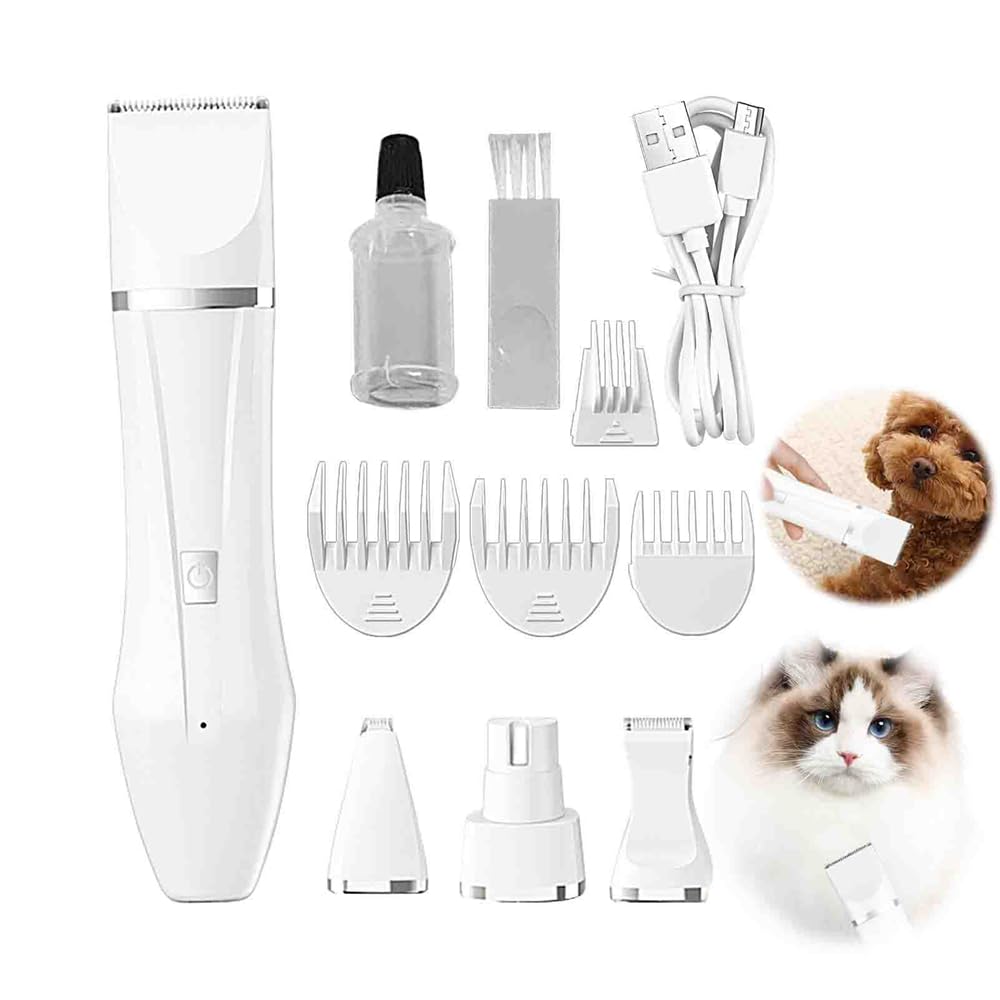 ترجمه: 
Azonee Dog Paw Shaver، ابزار مدل کننده سگ برقی برای پنچه ها، صورت، چنگال ها و گوش ها، کلیپر موی آرام برای سگ ها، گربه ها، حیوانات خانگی کوچک