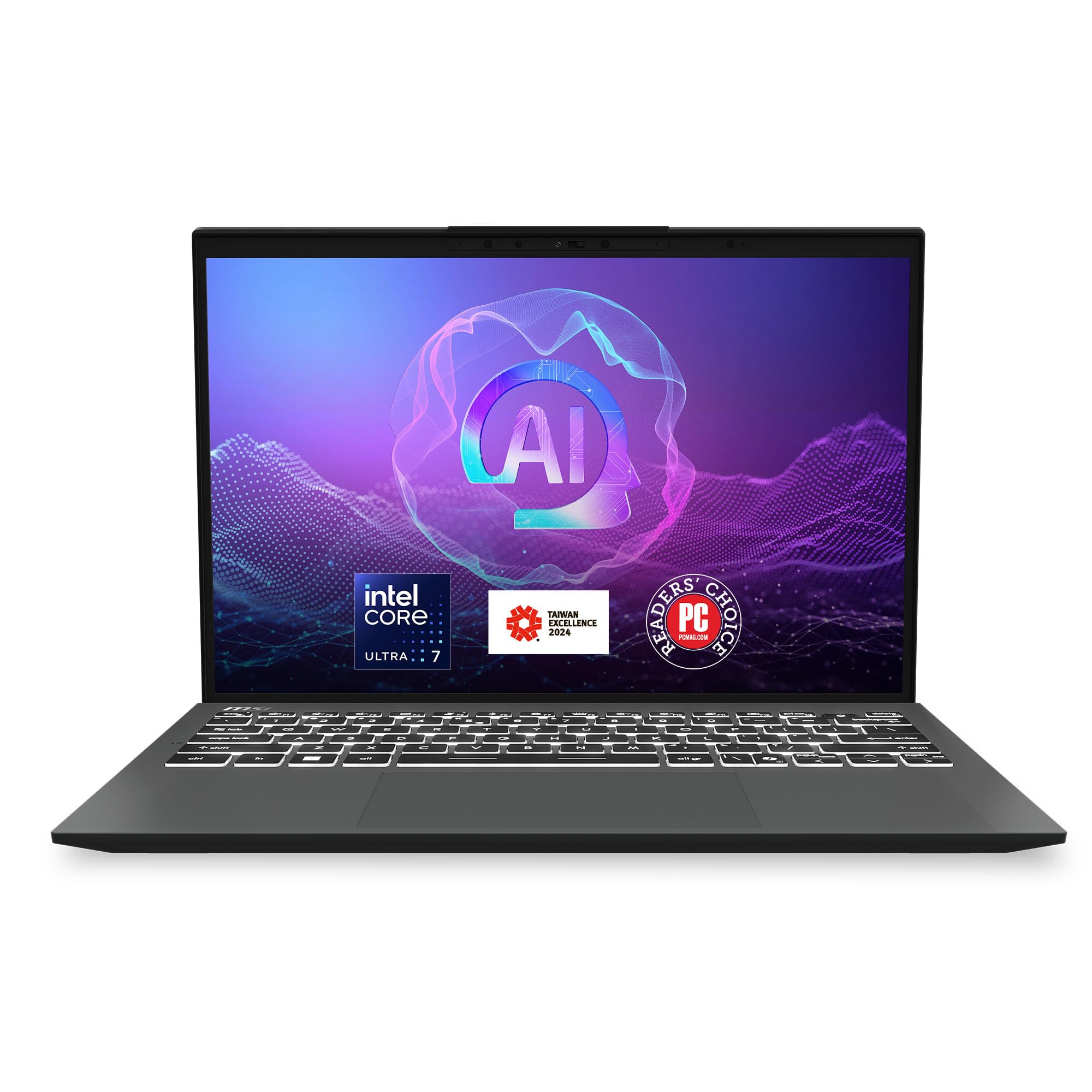 لپتاپ کاری MSI Prestige 13 AI+ Evo (2024) با صفحه نمایش 13.3 اینچی 2.8K OLED: پردازنده Intel Core Ultra 7-258V، گرافیک Arc، 32 گیگابایت LPDDR5x، 2 ترابایت حافظه SSD NVMe، Thunderbolt 4، WiFi 7، ویندوز 11 هوم - Stellar Grey A2VMG-019US
