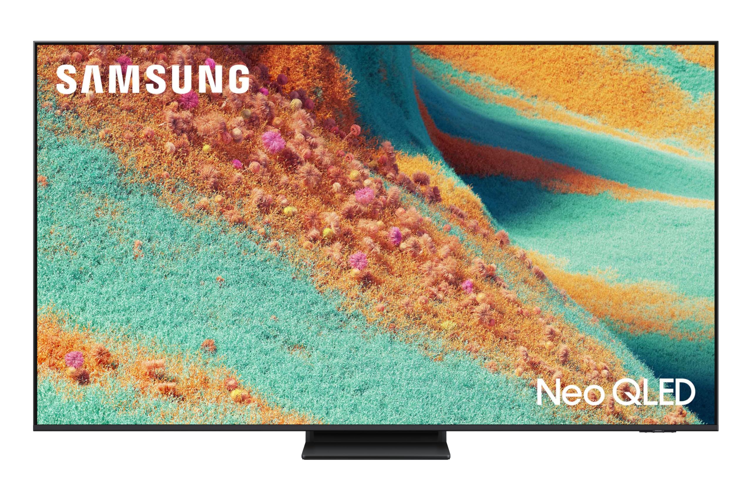 تلویزیون سامسونگ 75 اینچ Neo QLED، مدل QN85F، 4K، Mini LED، پردازنده NQ4 AI Gen2، فناوری ماتریس کوانتوم پلاس، Dolby Atmos، Neo Quantum HDR+، تلویزیون هوشمند Samsung Vision AI، مدل QA75QN85FAUXZN (نسخه 2025 - امارات متحده)